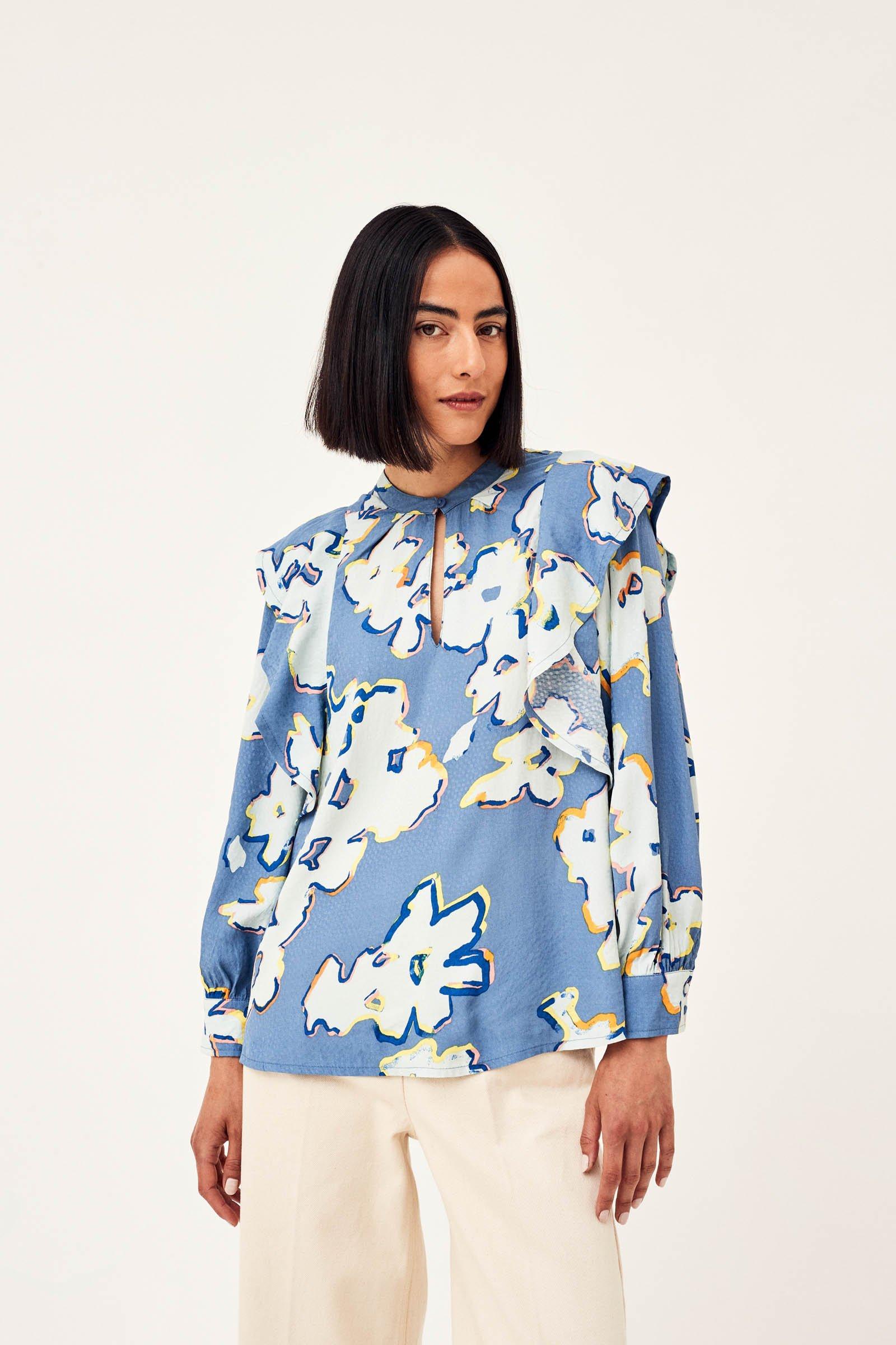 CKS Dames - MICKAY - blouse short sleeves - lila