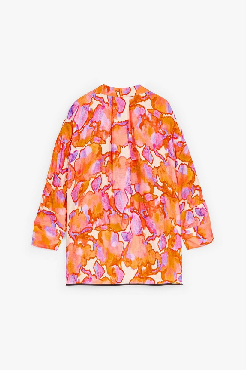 CKS Dames - BLOSSOM - blouse lange mouwen - intens oranje