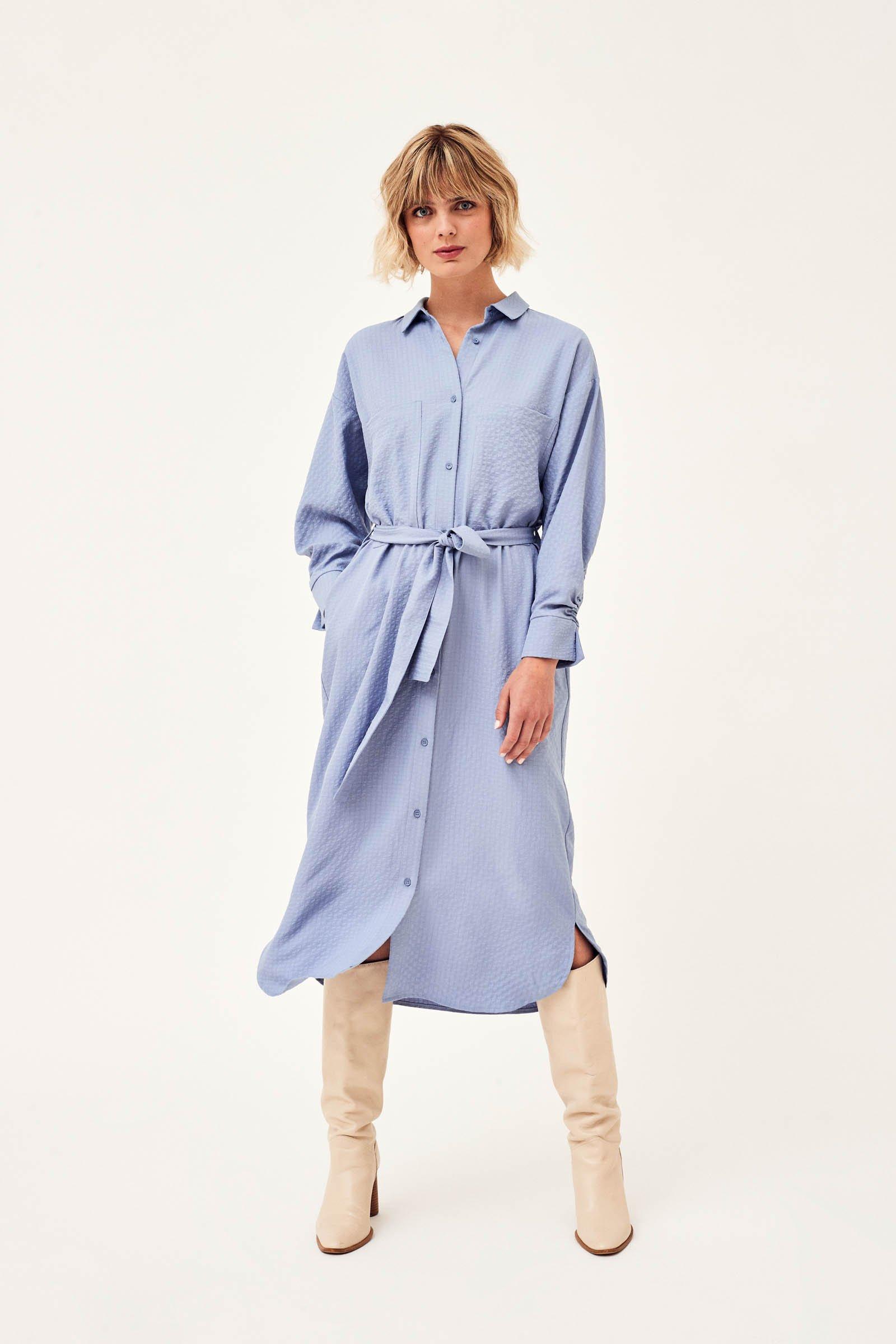 CKS Dames - BEYOND - shirt dress - lila