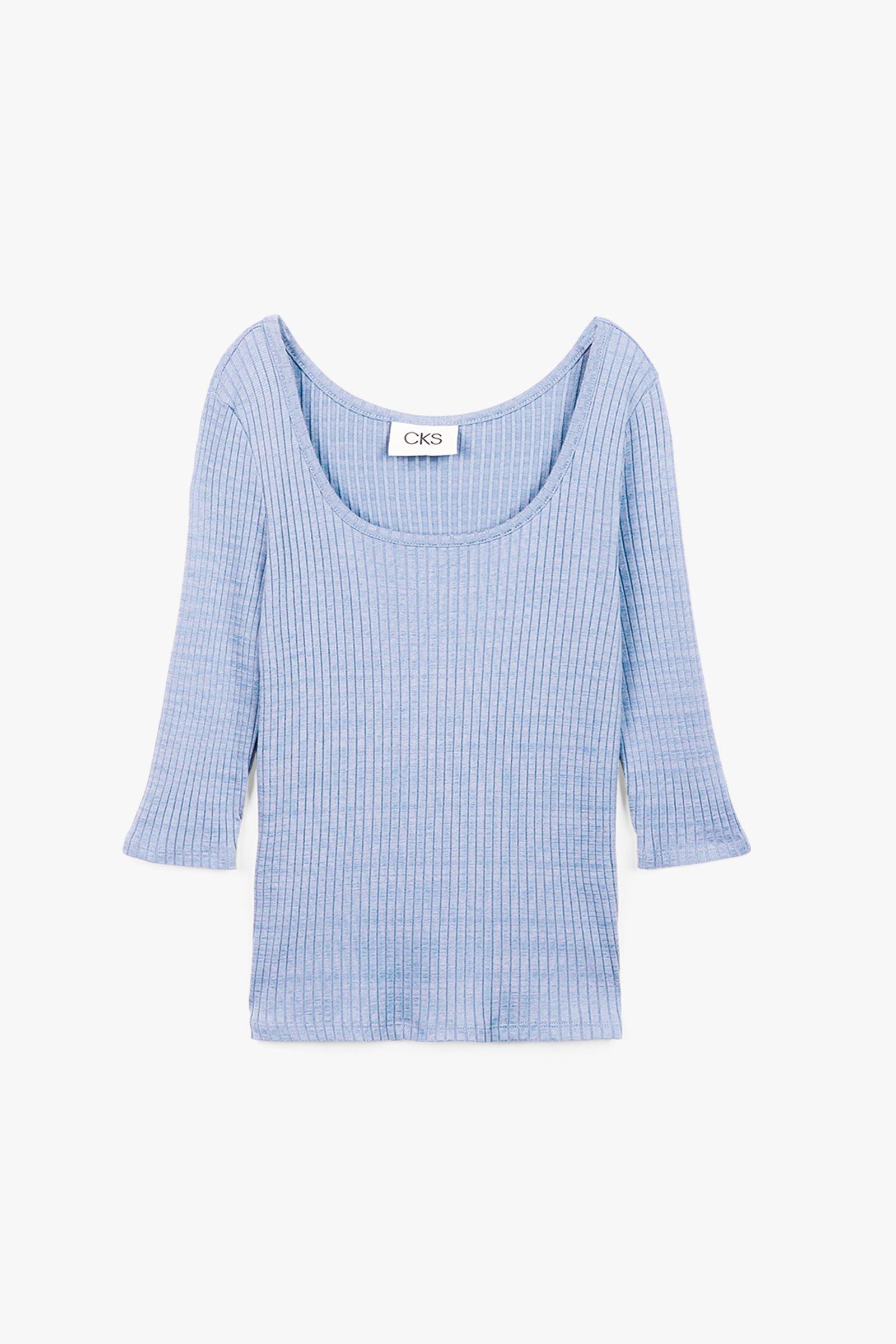 CKS Dames - EDITHAS - quarter sleeve t-shirt - lila