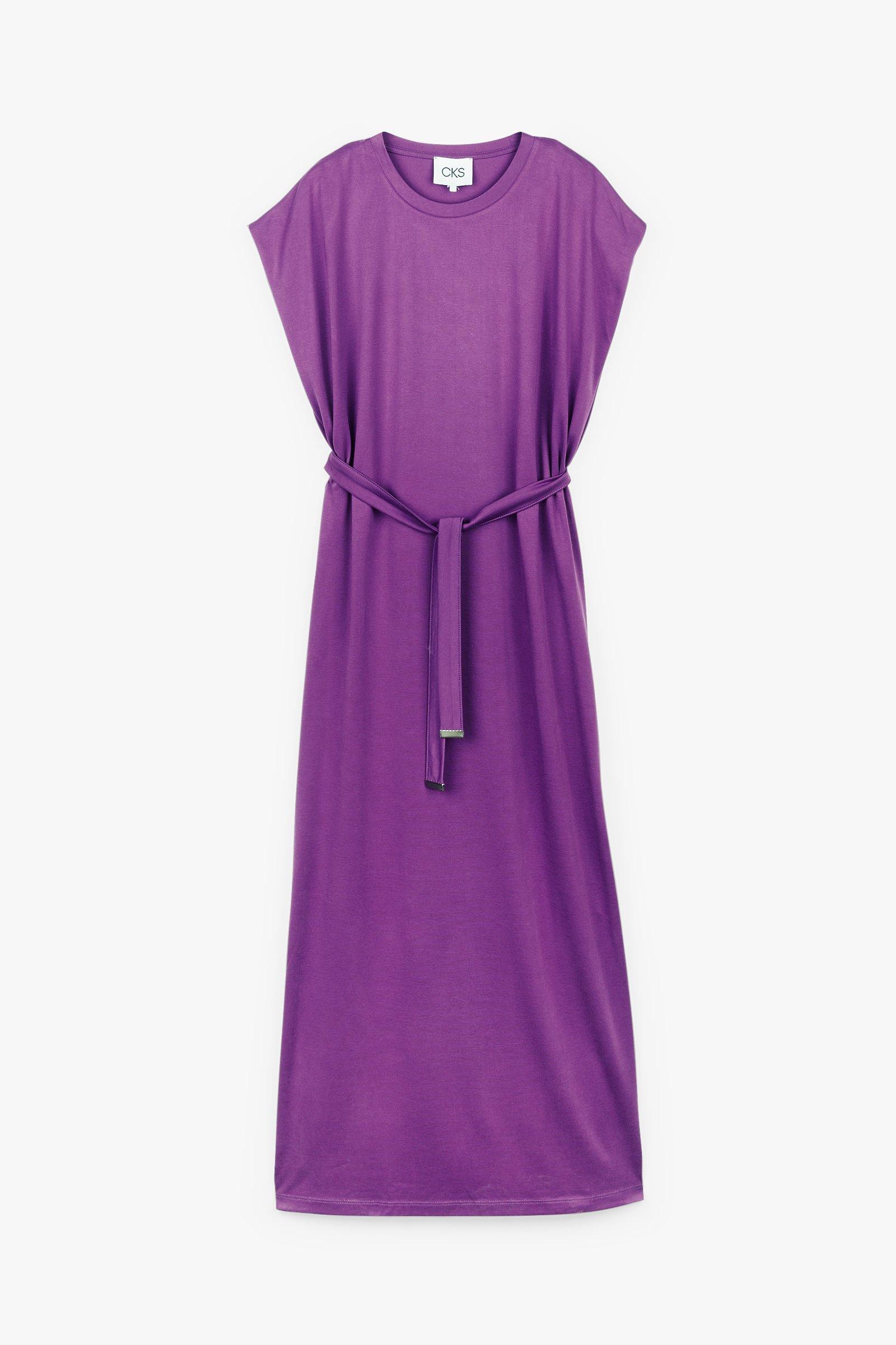 CKS Dames - LINDRESS - Langes Kleid - Violett