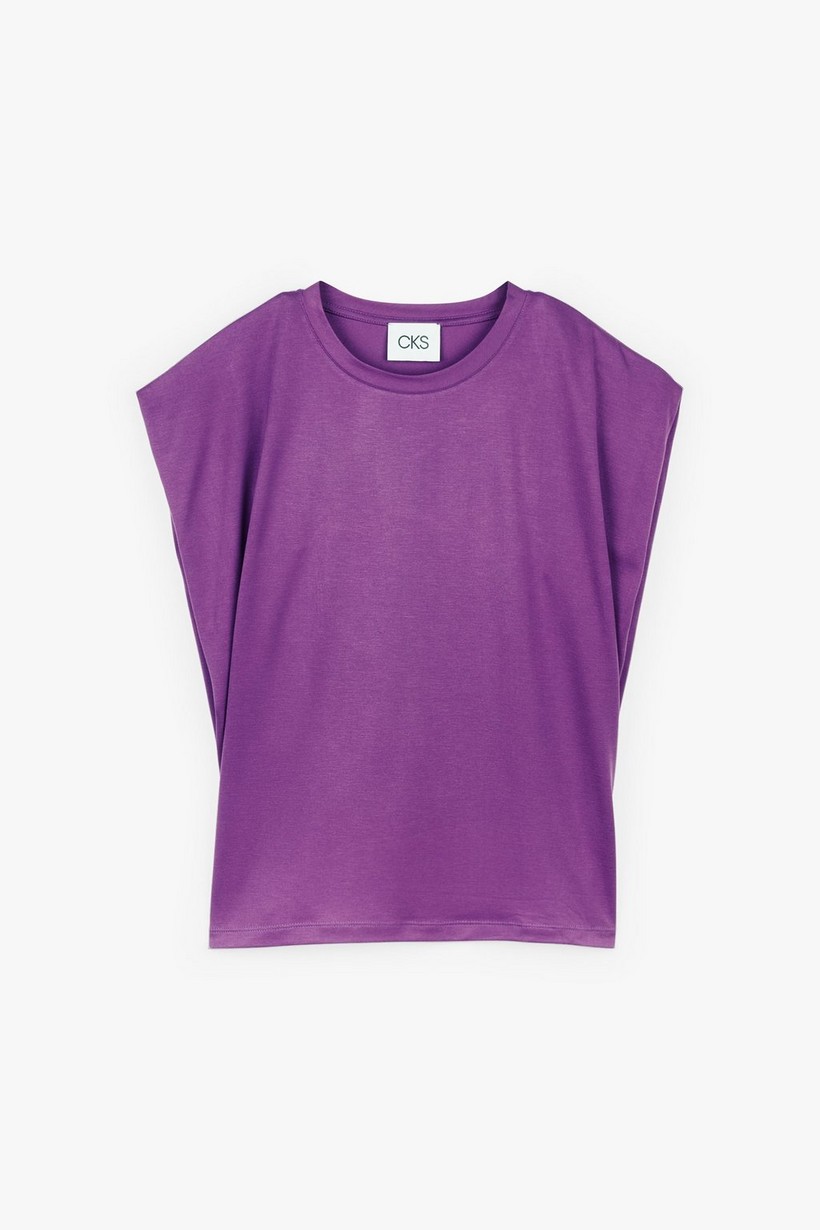 CKS Dames - PLAMINA - T-Shirt Kurzarm - Violett