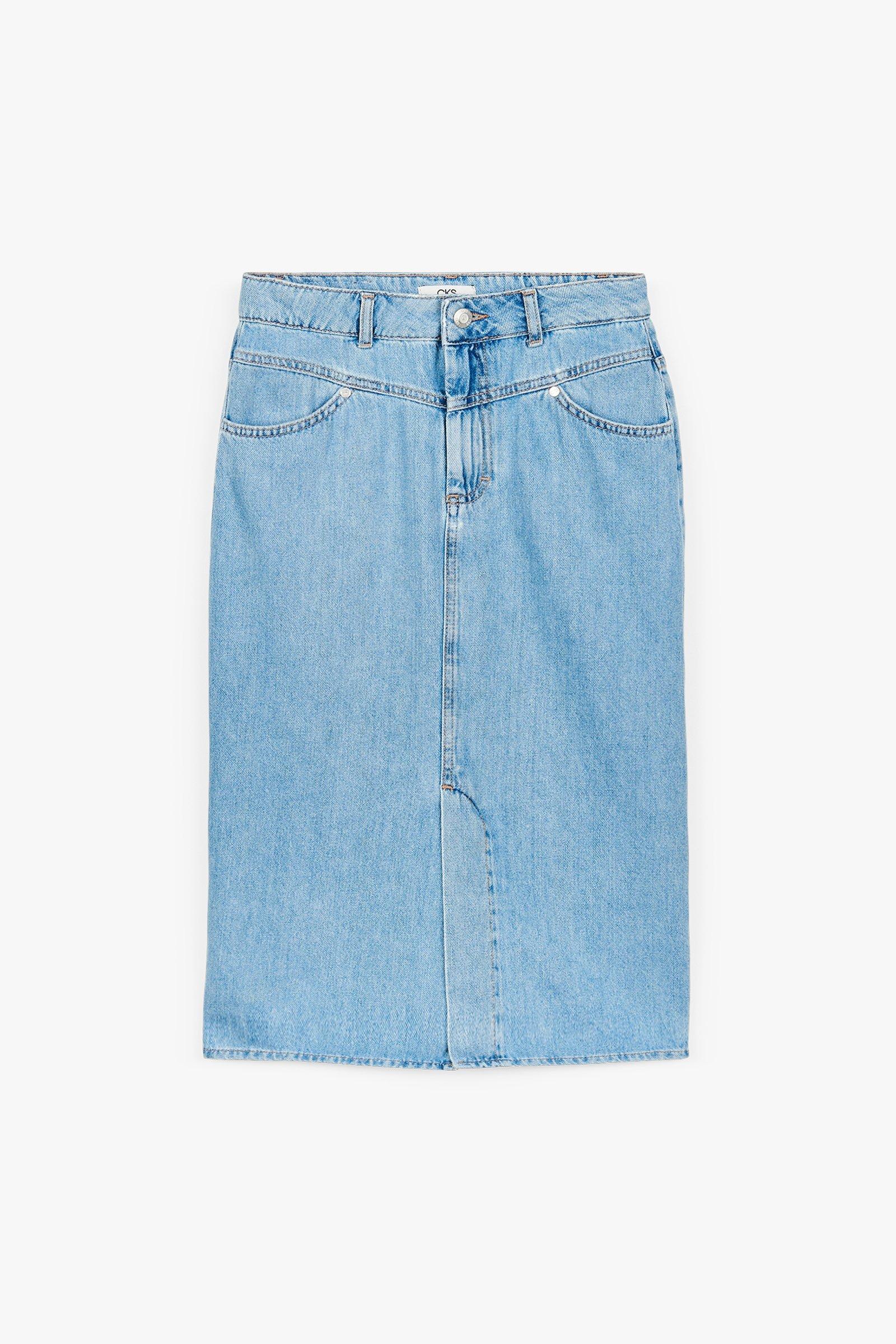 CKS Dames - BENEATH - midirok - blauw