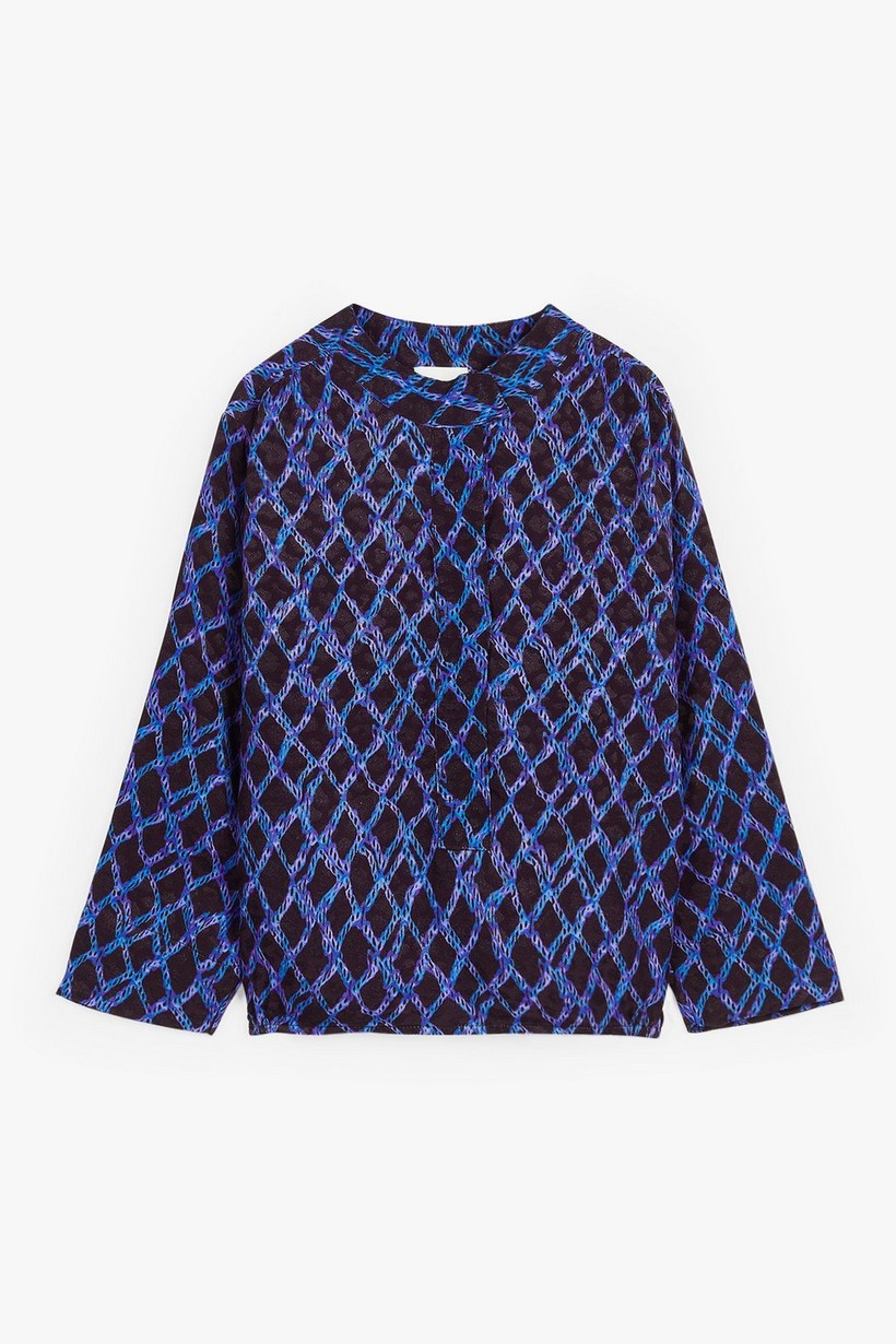 CKS Dames - LAREDO - blouse lange mouwen - donkerblauw