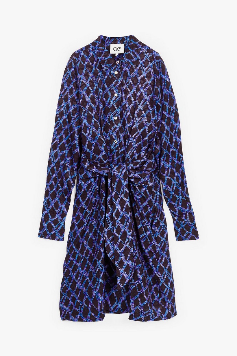 CKS Dames - WANDERER - robe courte - bleu foncé