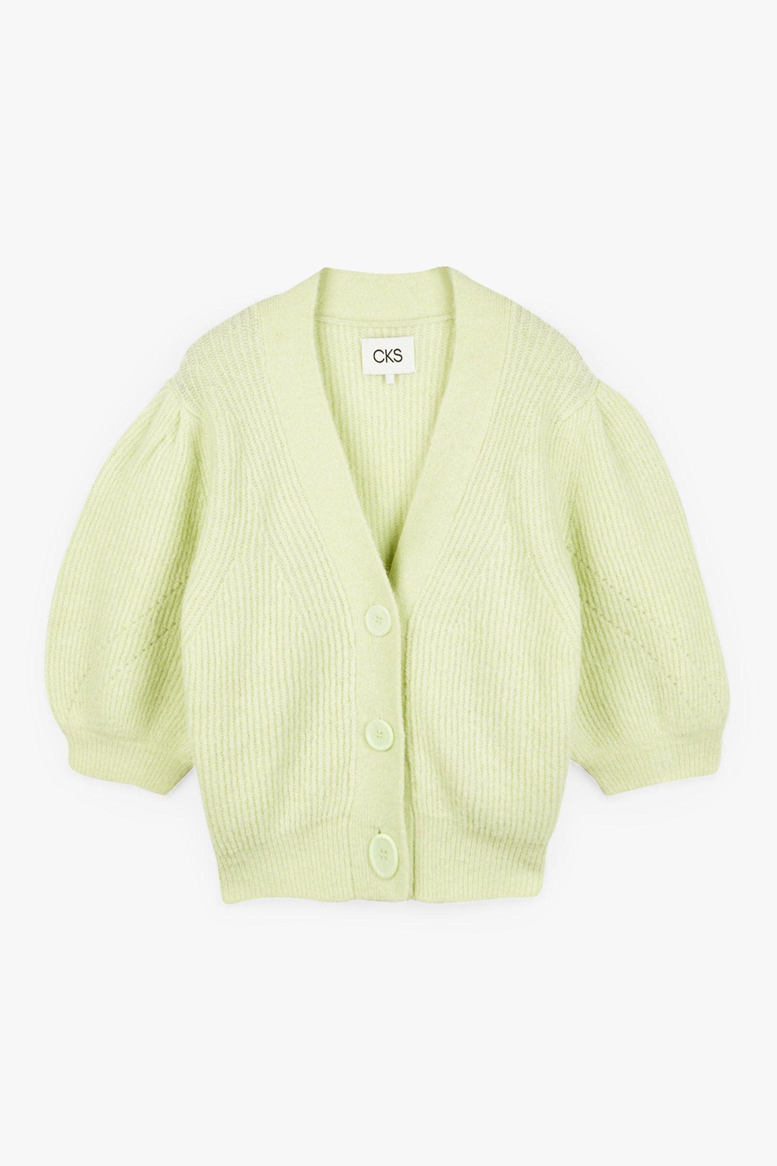 CKS Dames - LOUKA - Strickjacke - Hellgrün