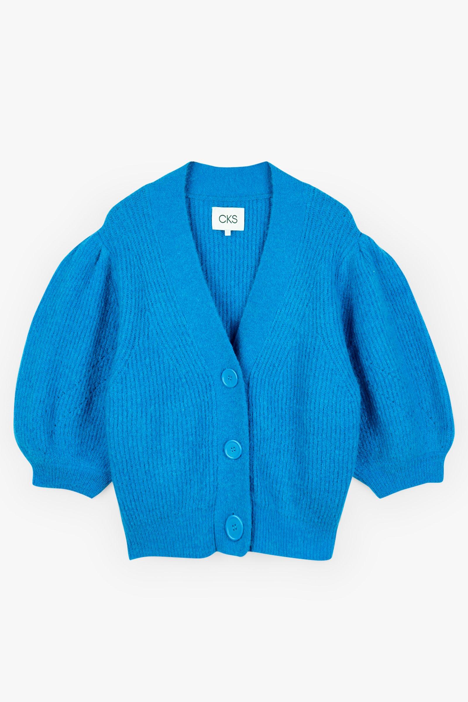 CKS Dames - LOUKA - Strickjacke - Hellblau