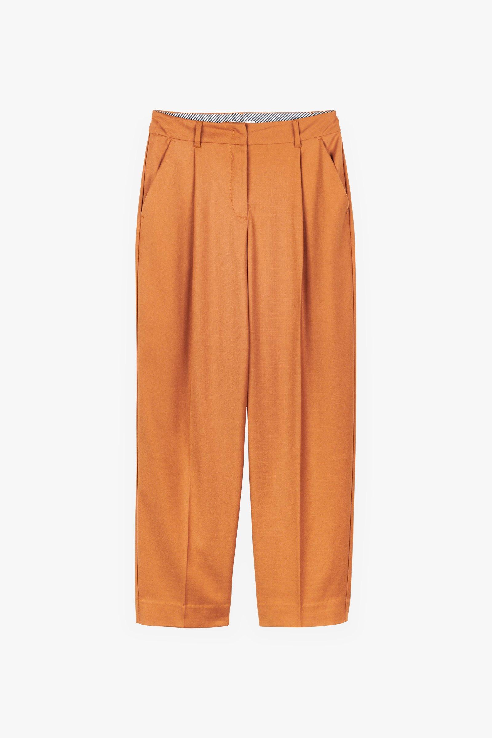 CKS Dames - LAHTIS - pantalon à la cheville - brun