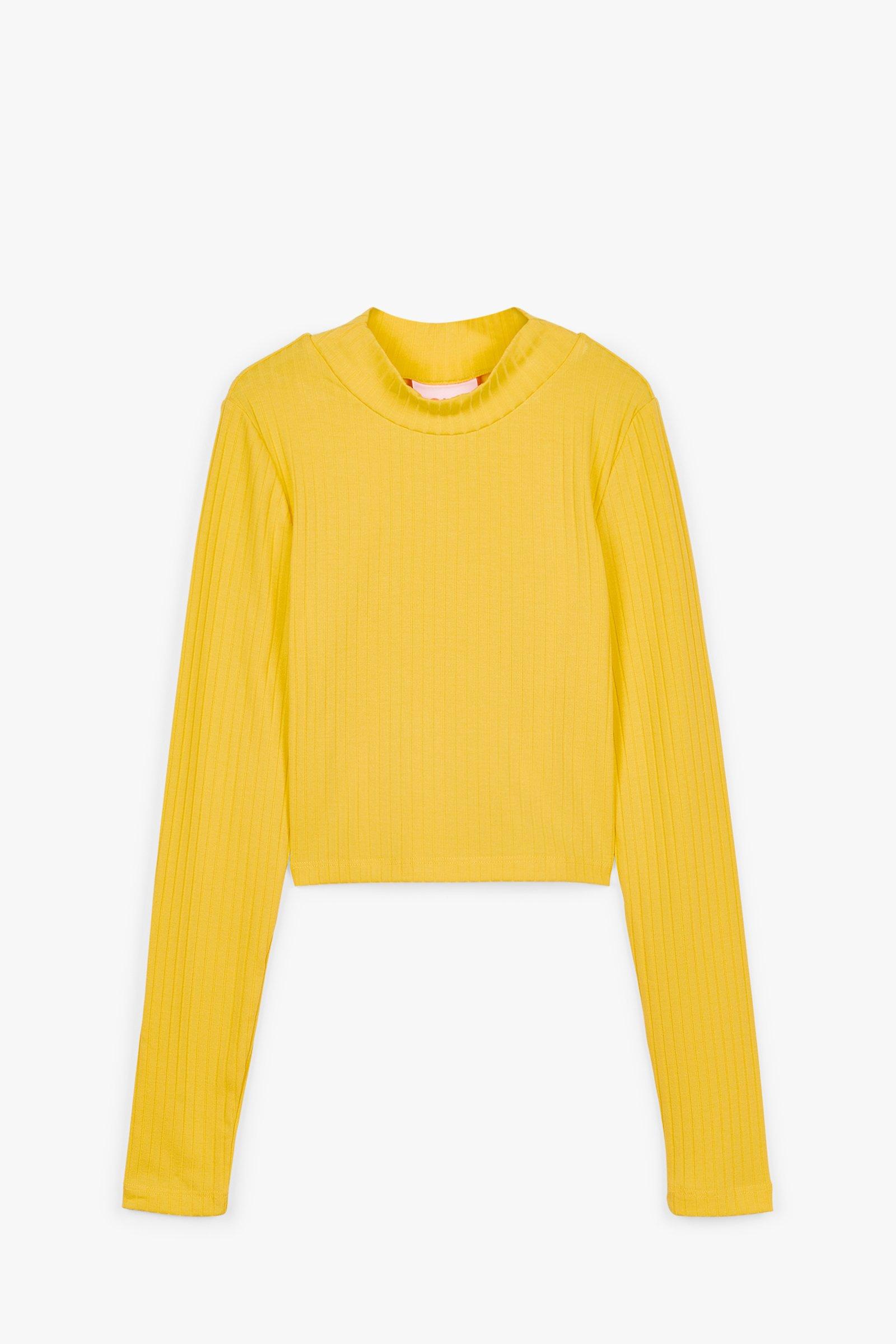 CKS Teens - PANAS - t-shirt long sleeves - bright yellow