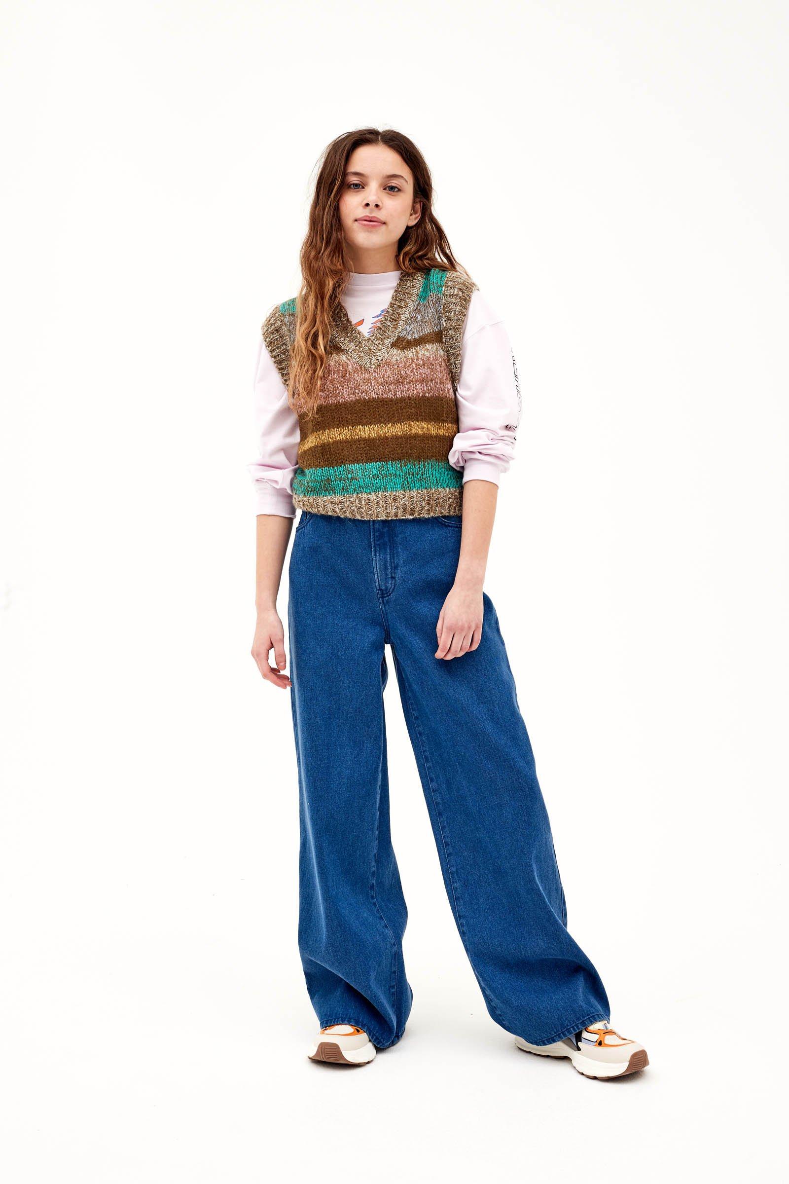 CKS Teens - PALAZZOLONG - long jeans - dark blue