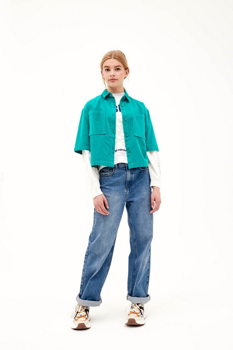 CKS Teens - DEX - blouse long sleeves - green