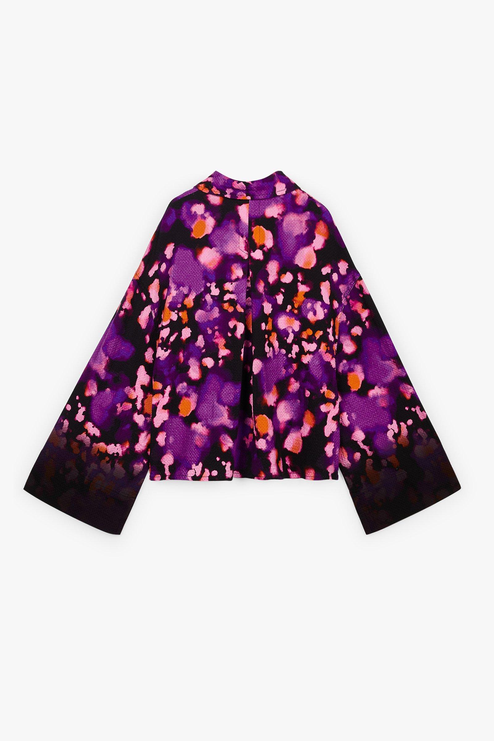 CKS Teens - DOT - blouse korte mouwen - zwart