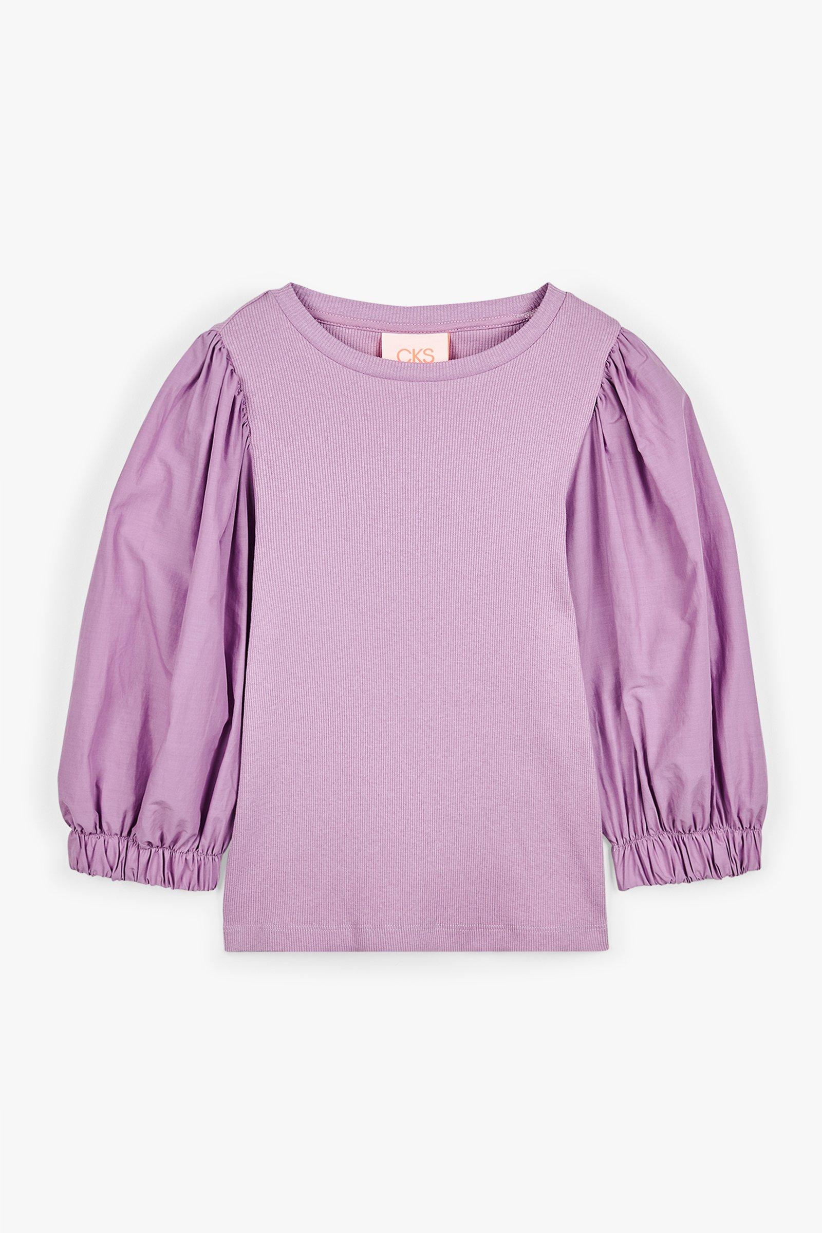 CKS Teens - DOLL - t-shirt met driekwart mouwen - paars