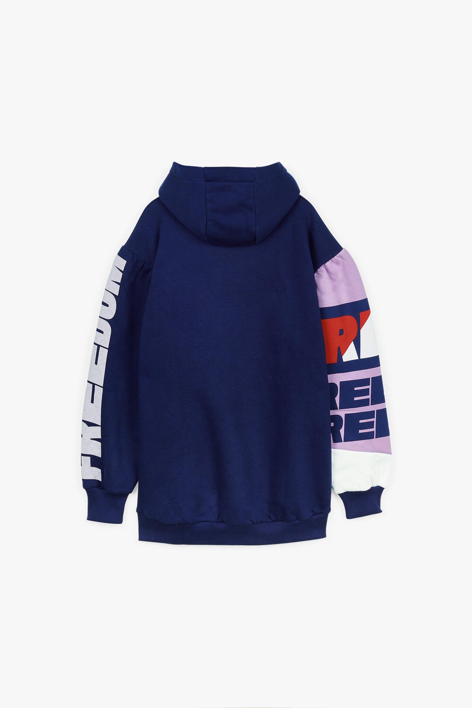 CKS Teens - POPY - sweater met capuchon - donkerblauw