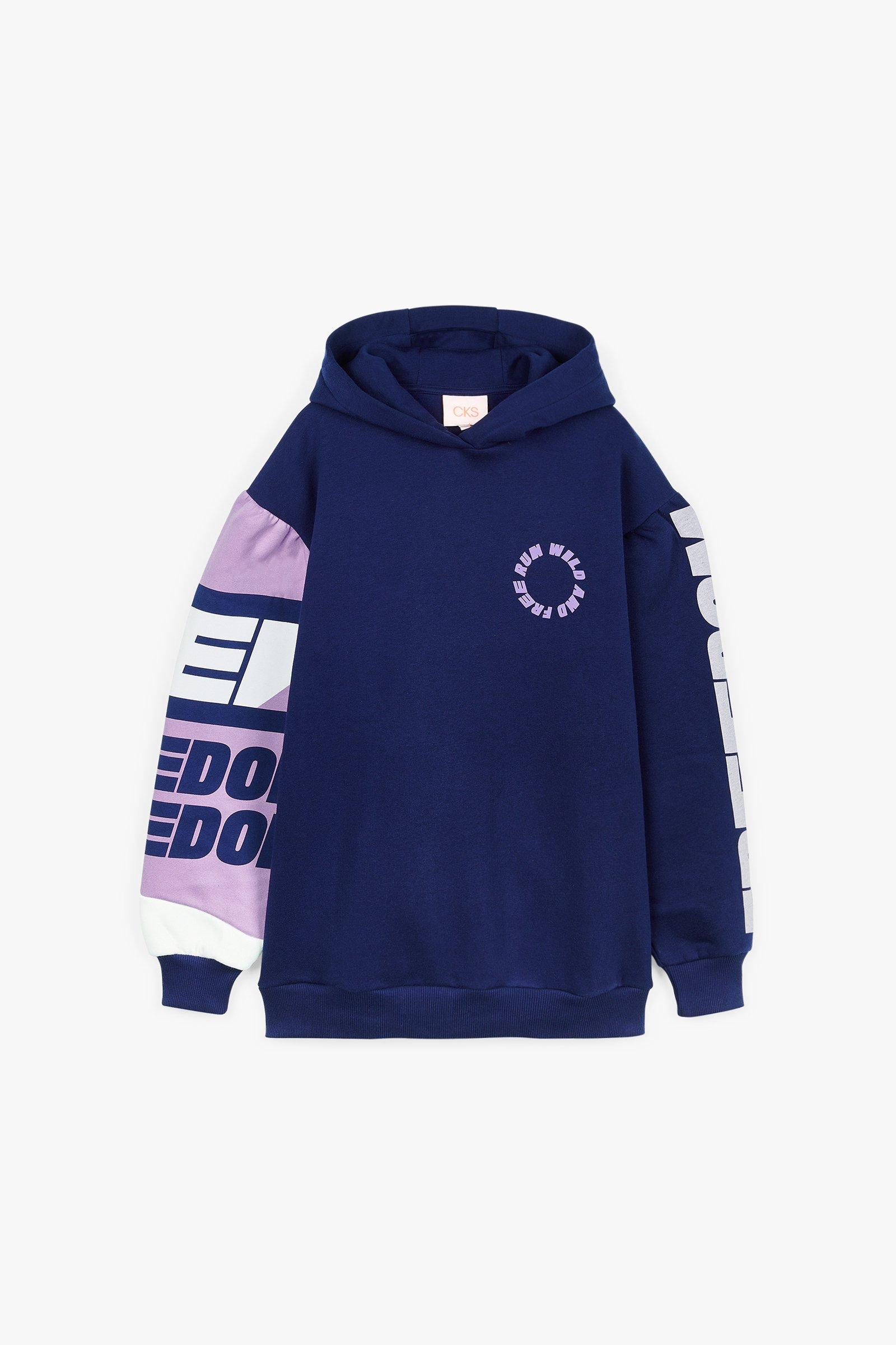 CKS Teens - POPY - sweater met capuchon - donkerblauw