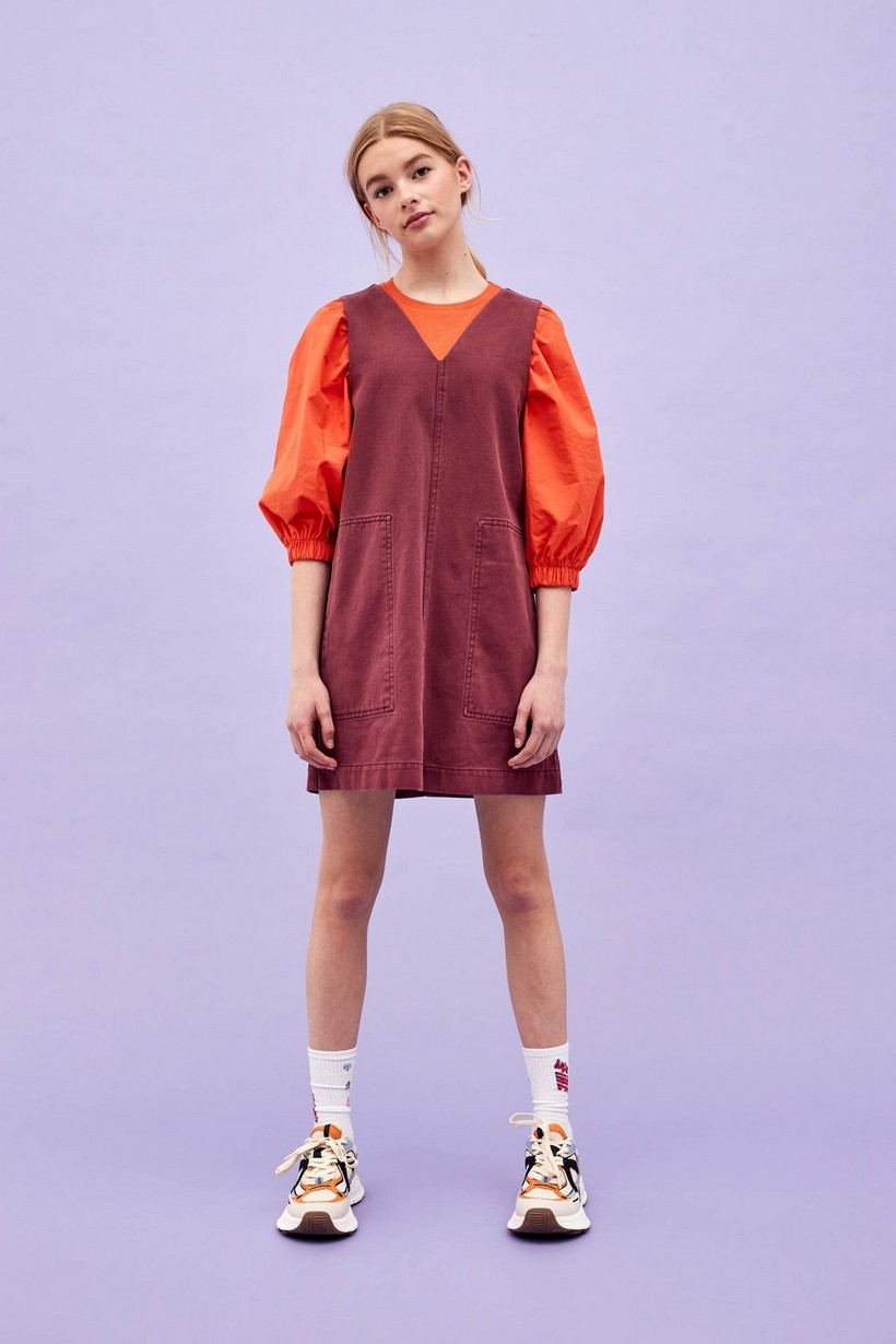 CKS Teens - DASH - robe courte - rouge foncé