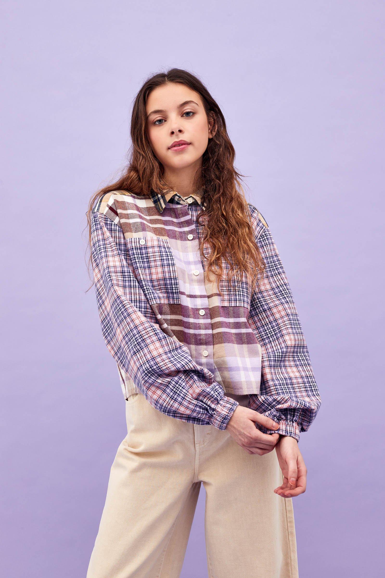 CKS Teens - DARLIN - chemisier &agrave; manches courtes - violet