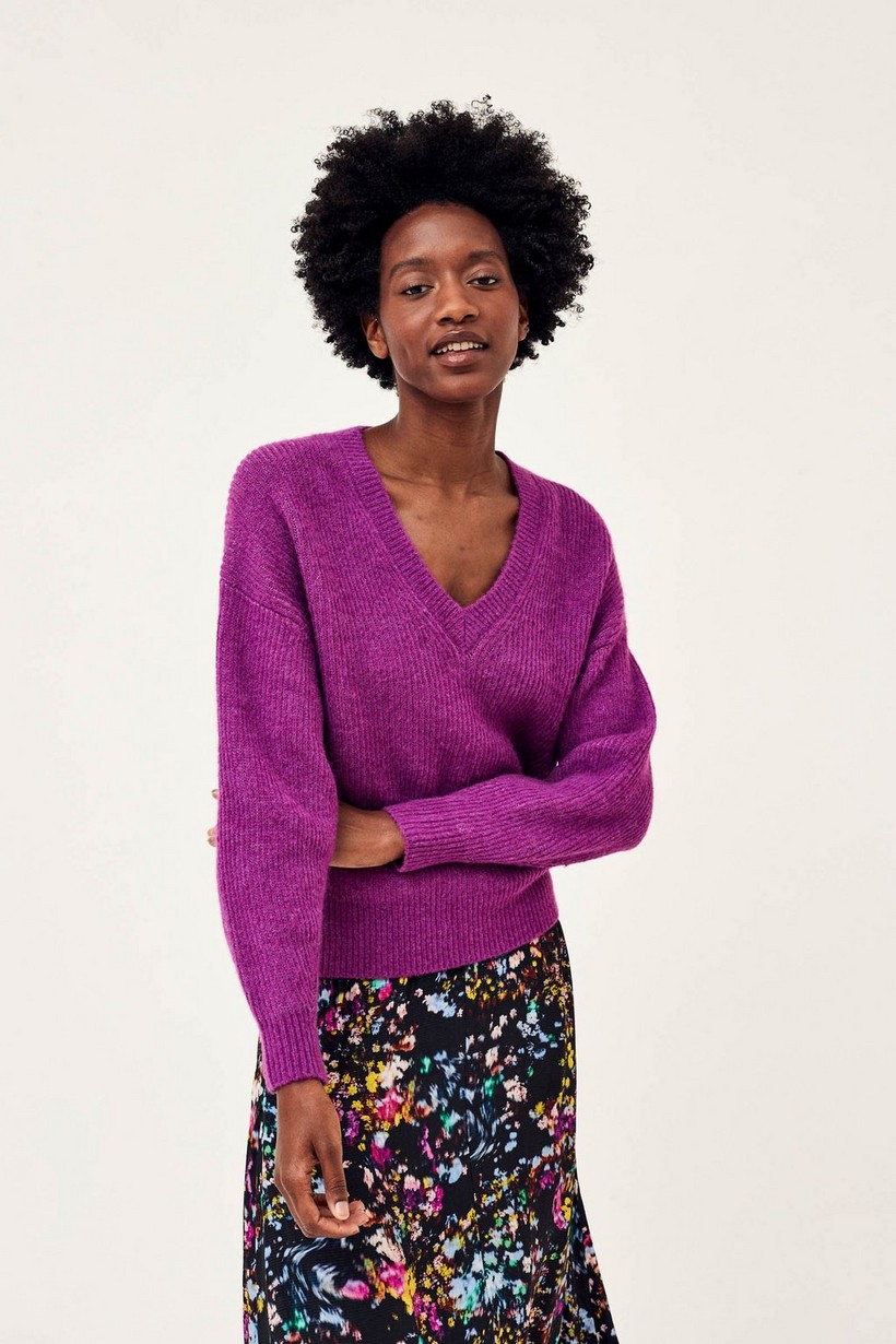 CKS Dames - PEVAS - pullover - purple