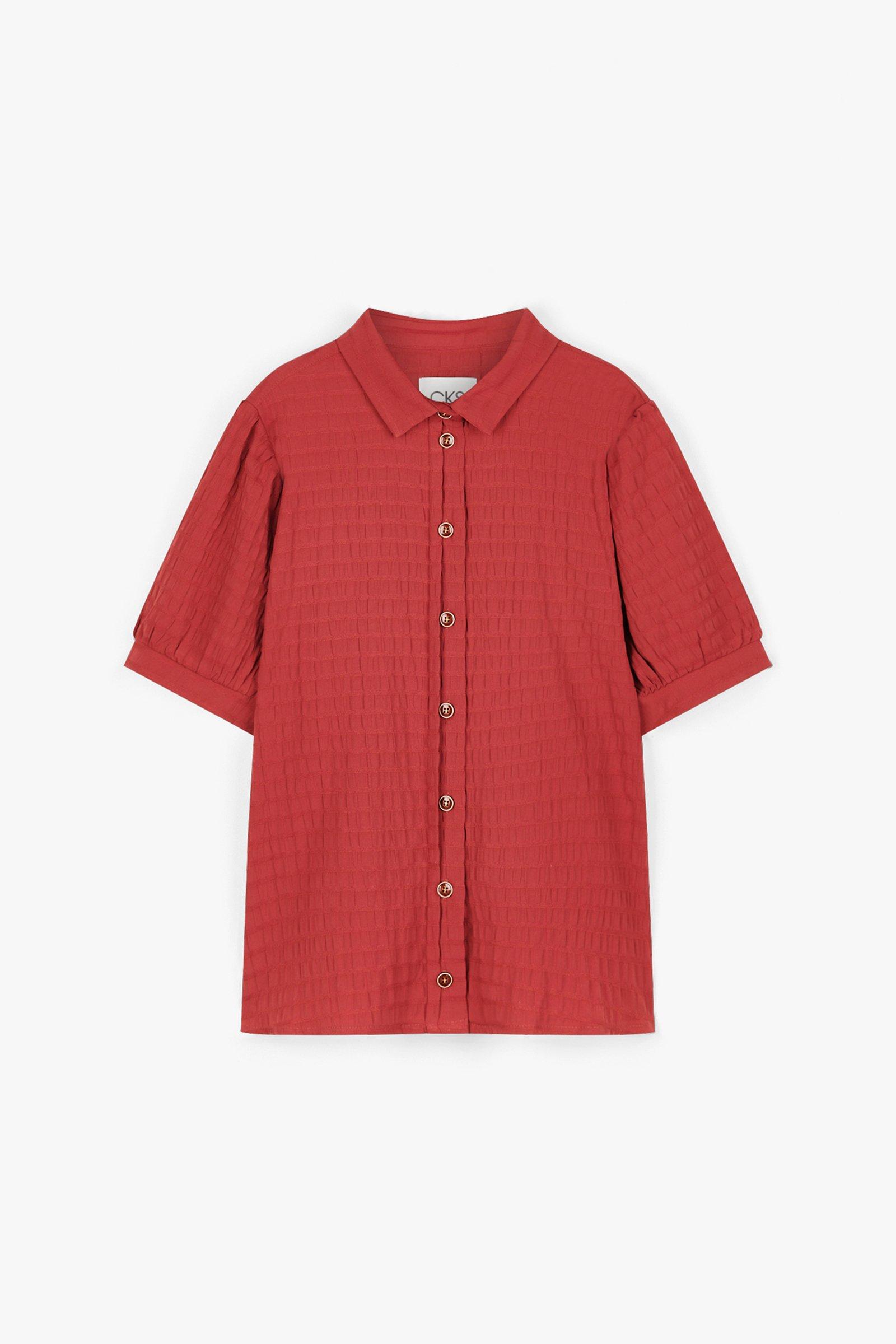 CKS Dames - ELINORES - blouse lange mouwen - donkerrood