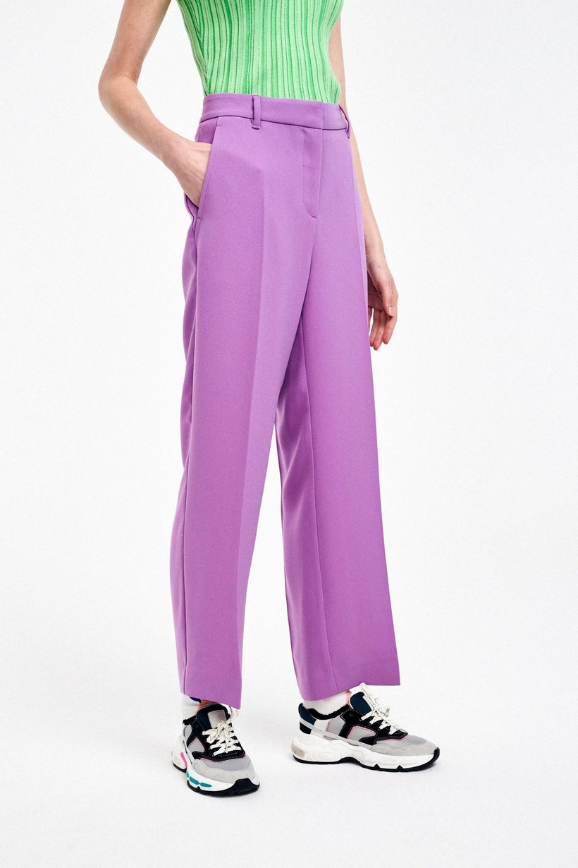 CKS Dames - TONKS - pantalon à la cheville - violet