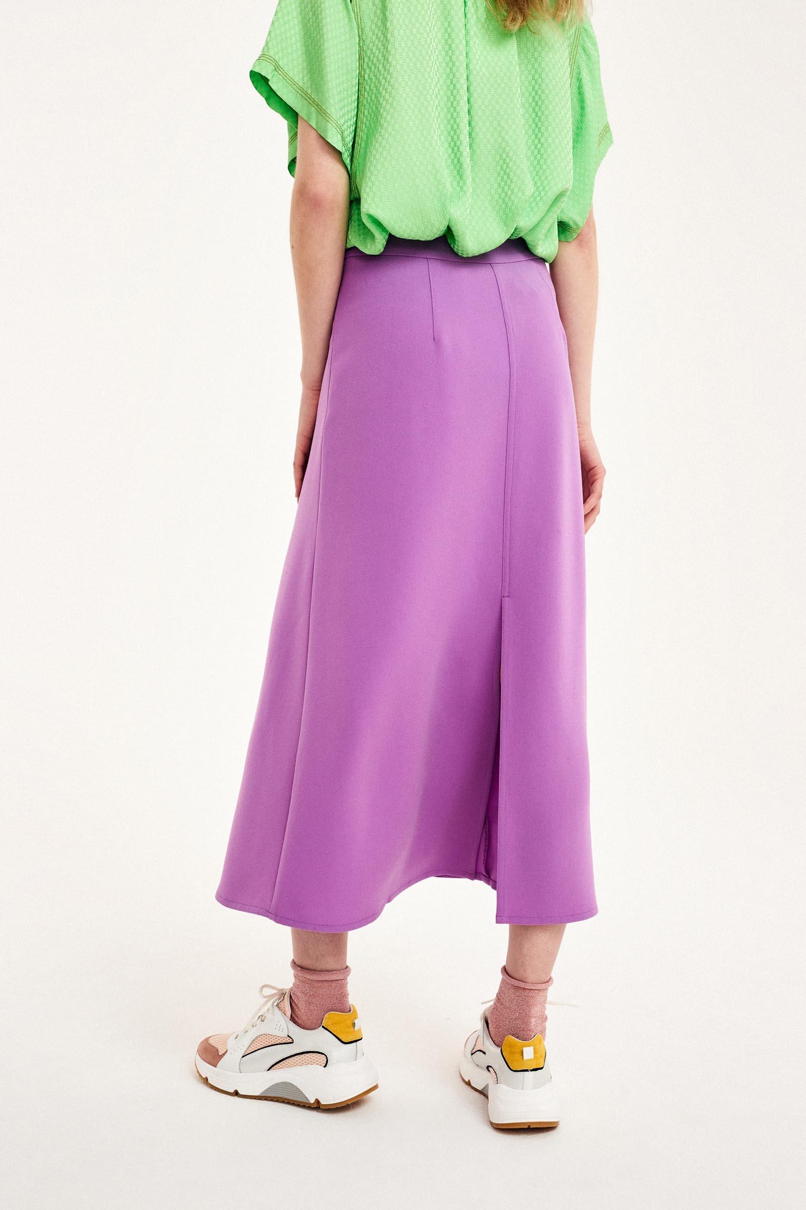 CKS Dames - LARISA - long skirt - purple