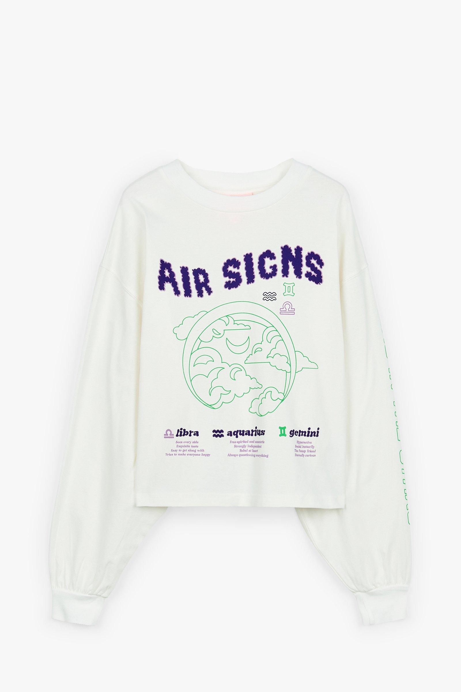 CKS Teens - PALA - t-shirt à manches longues - blanc