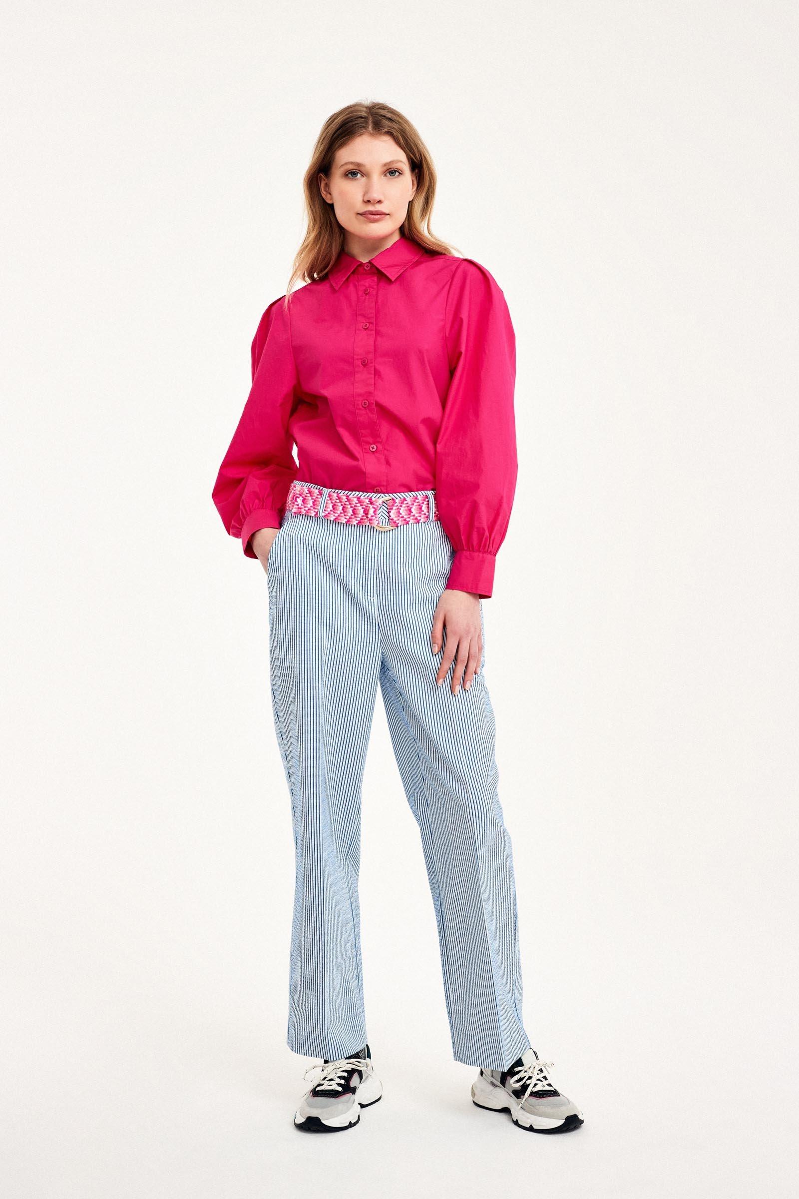 CKS Dames - SABIN - blouse short sleeves - bright pink