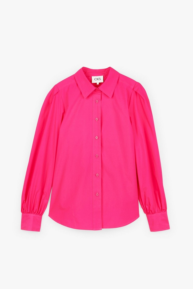 CKS Dames - SABIN - blouse short sleeves - bright pink