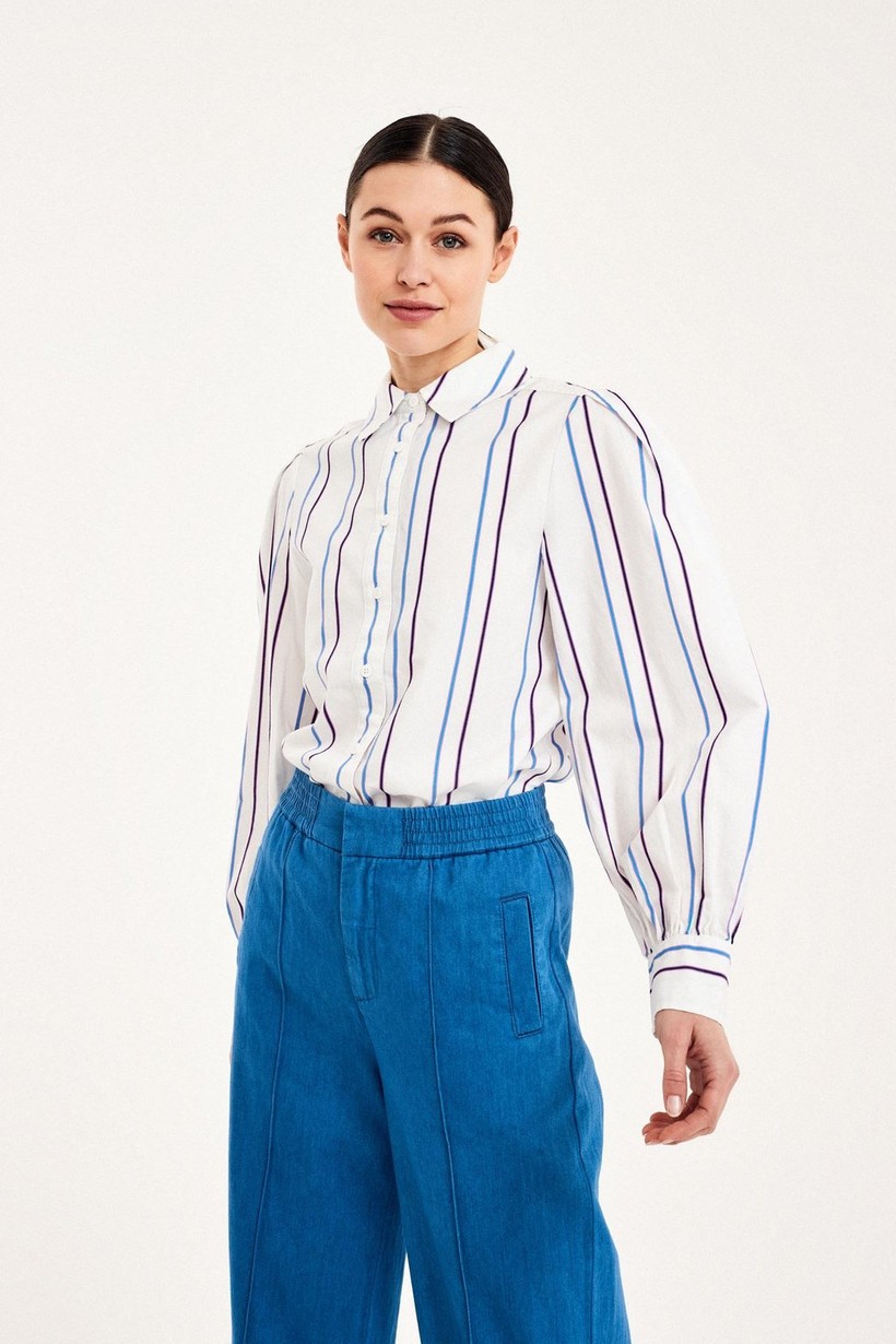 CKS Dames - SABIN - blouse lange mouwen - wit