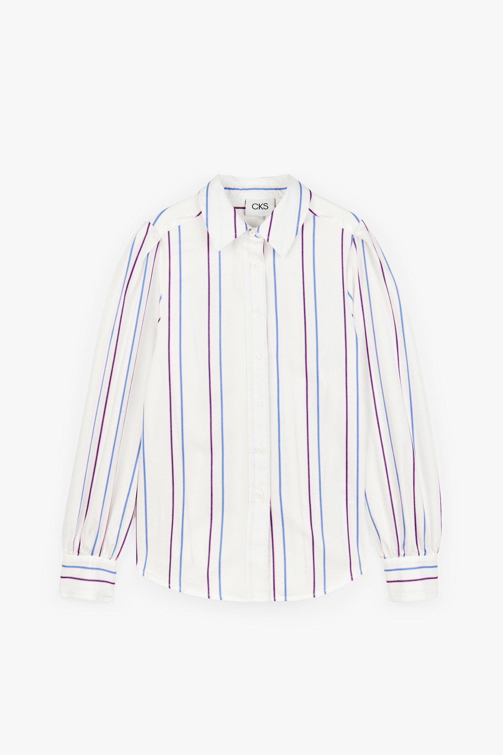 CKS Dames - SABIN - blouse korte mouwen - wit