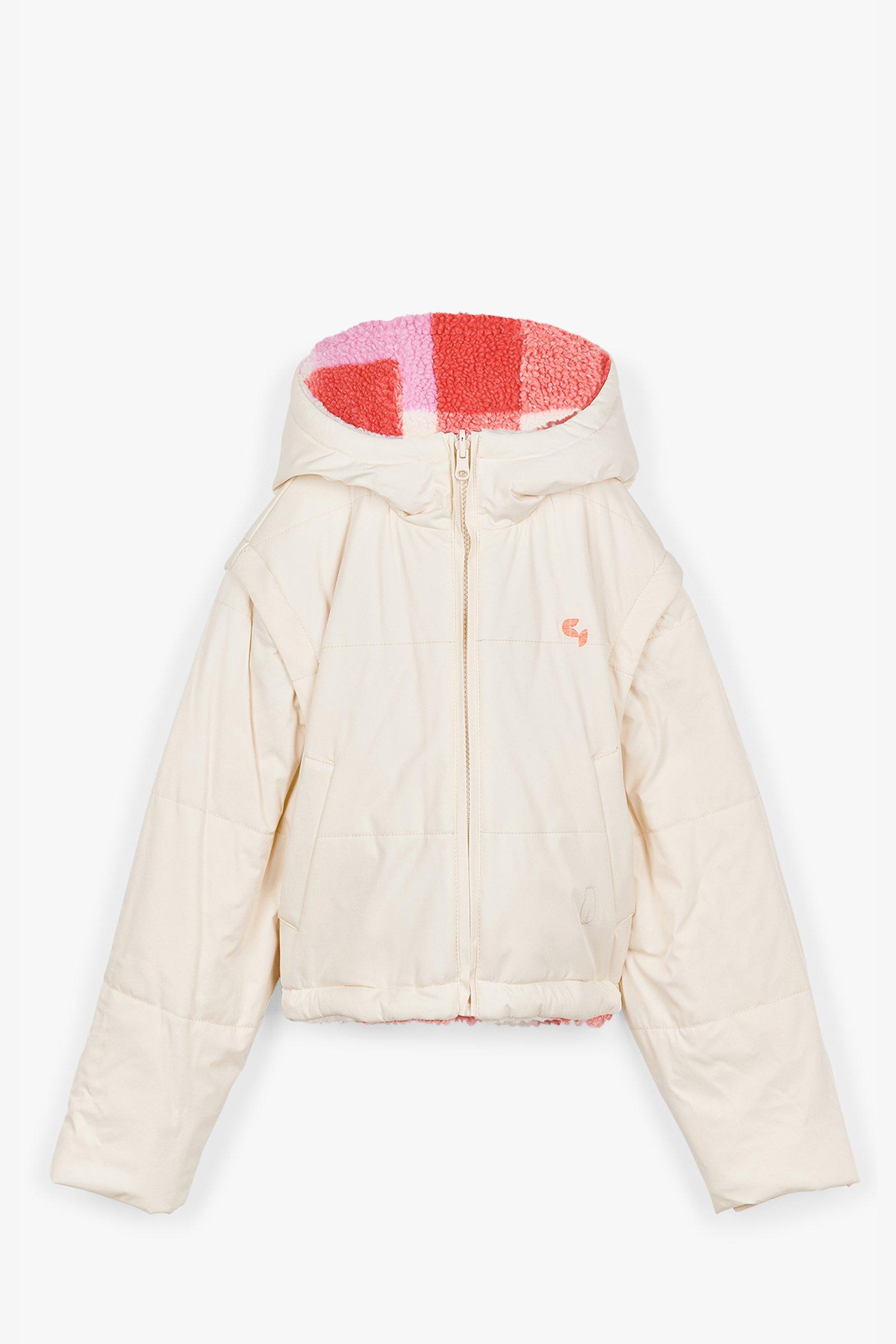 CKS Kids - GOLDA - korte jas - wit