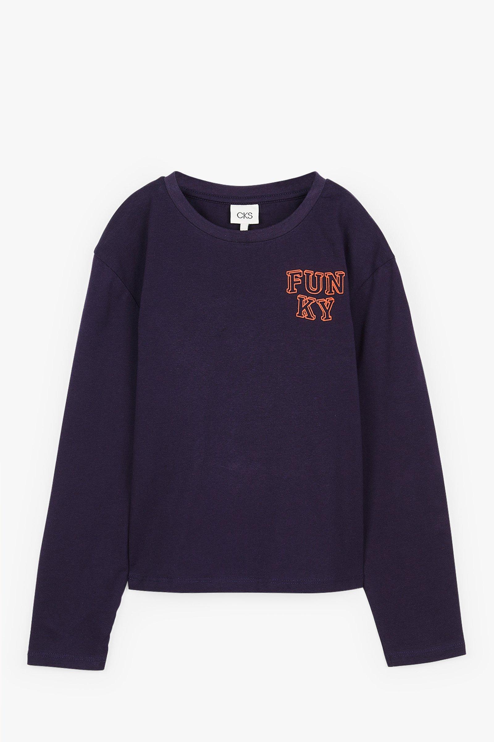 CKS Kids - DESI - t-shirt à manches longues - bleu foncé