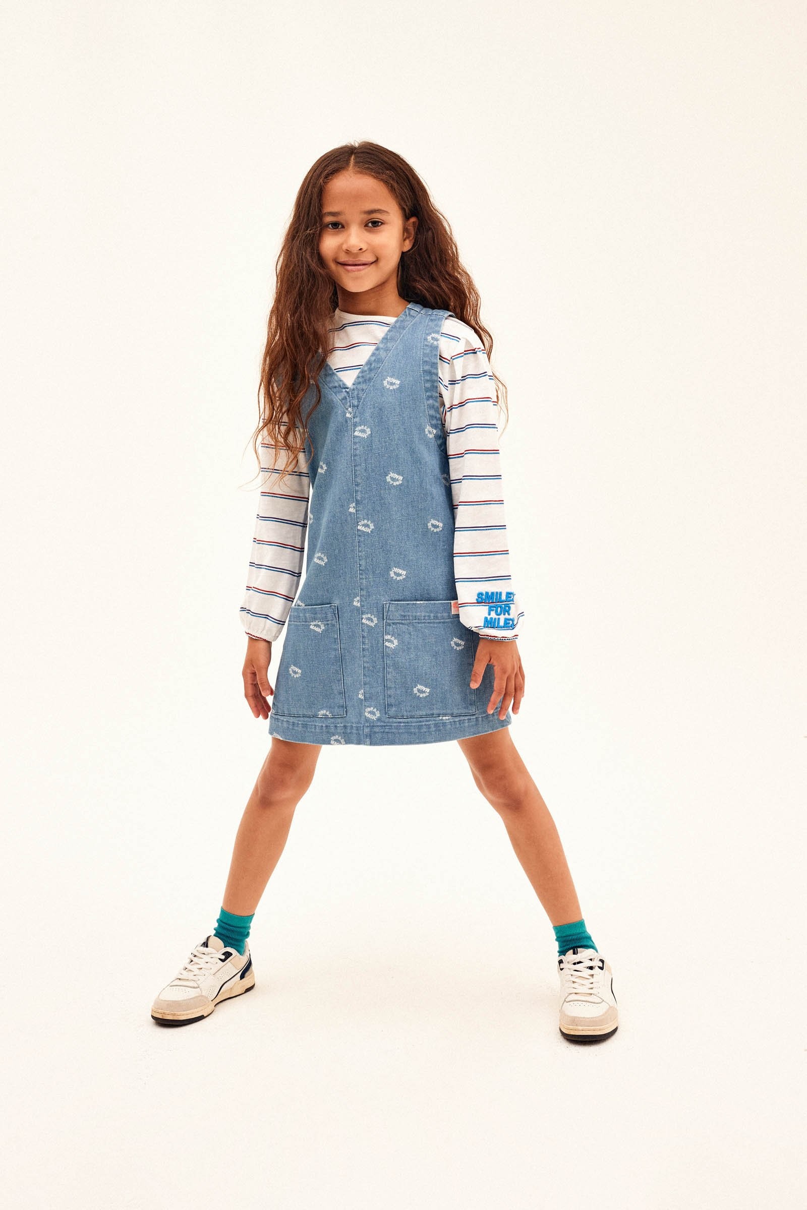 CKS Kids - DASHA - korte jurk - blauw
