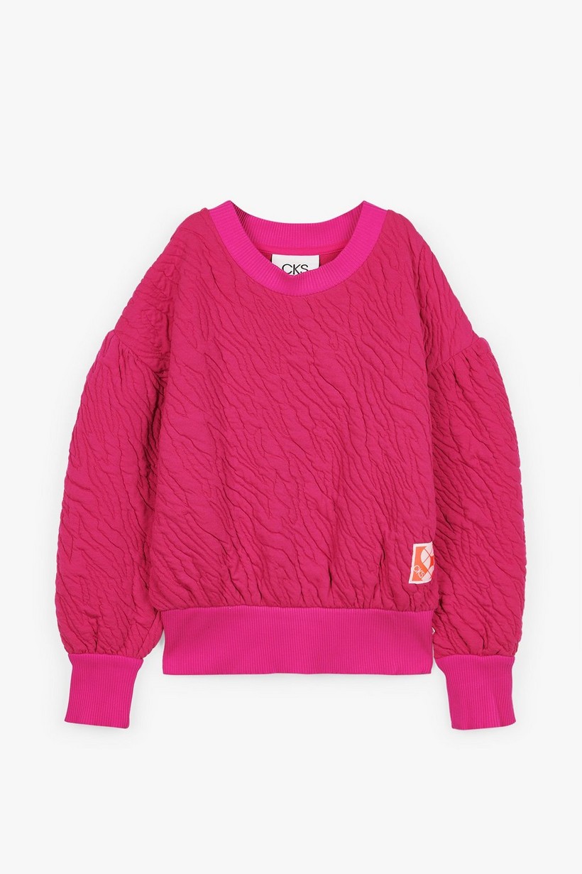 CKS Kids - DETJE - sweater - intens roze