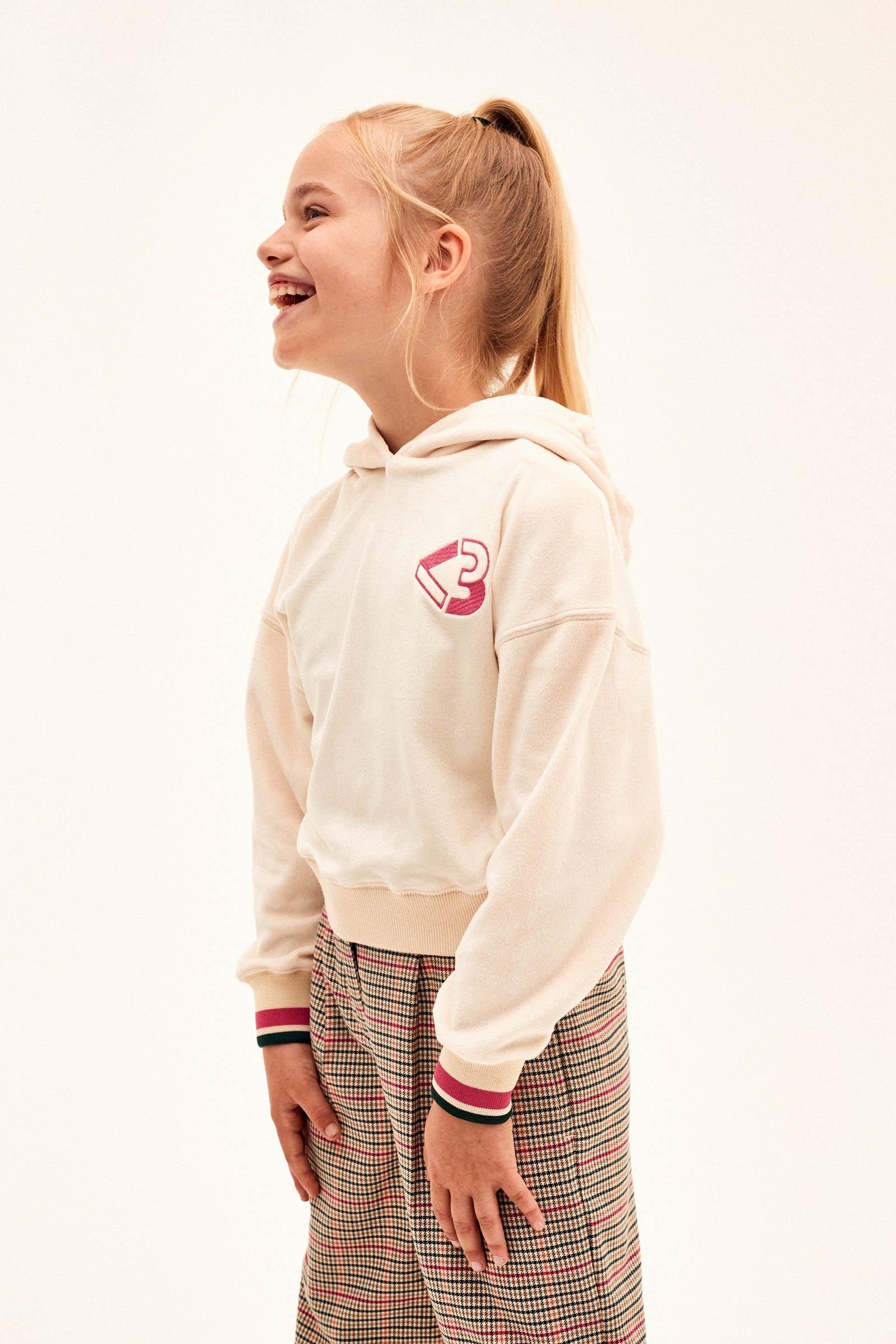 CKS Kids - DAZZLE - sweater met capuchon - wit