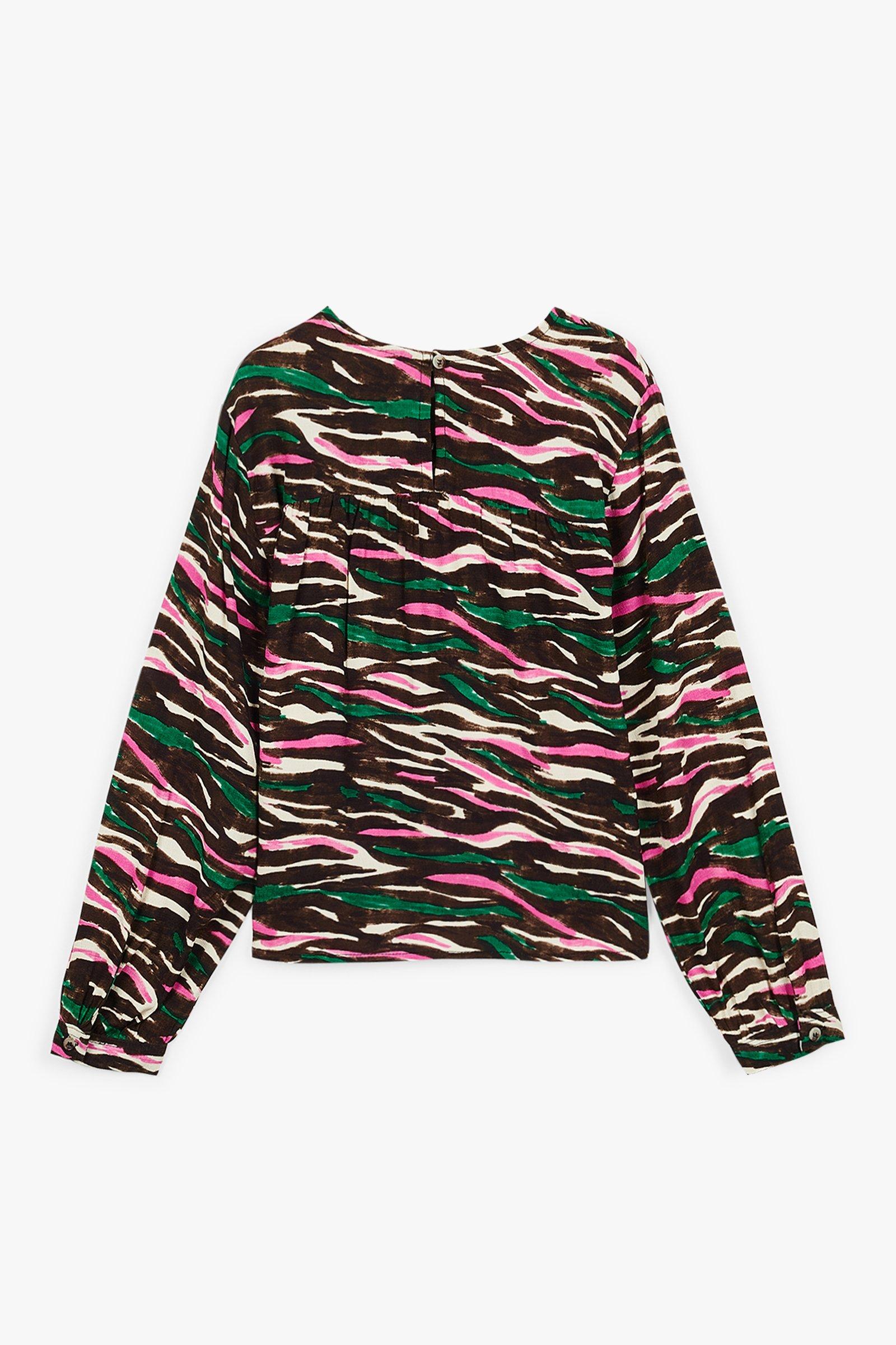 CKS Kids - DINTHE - blouse korte mouwen - donkerbruin