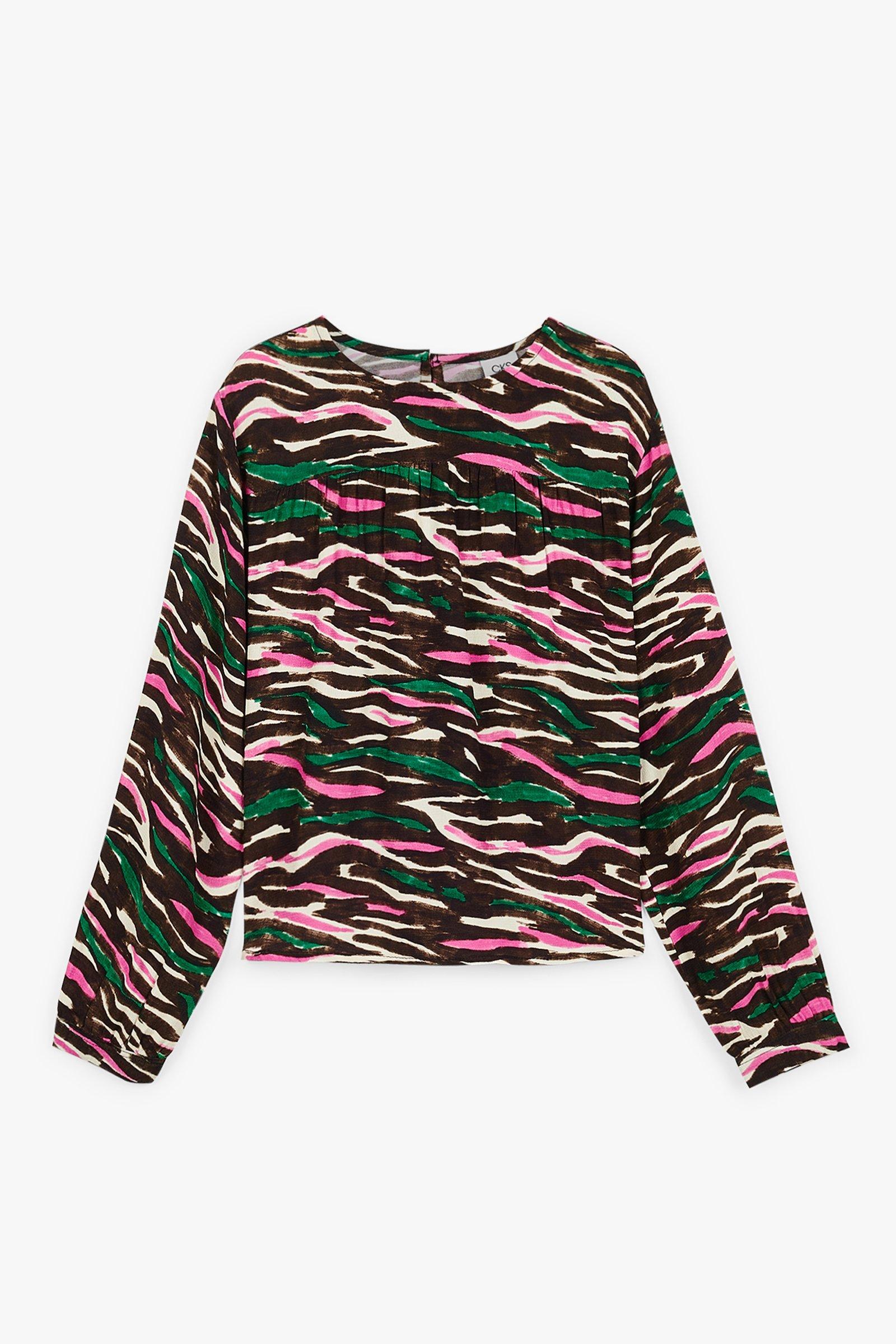 CKS Kids - DINTHE - blouse korte mouwen - donkerbruin