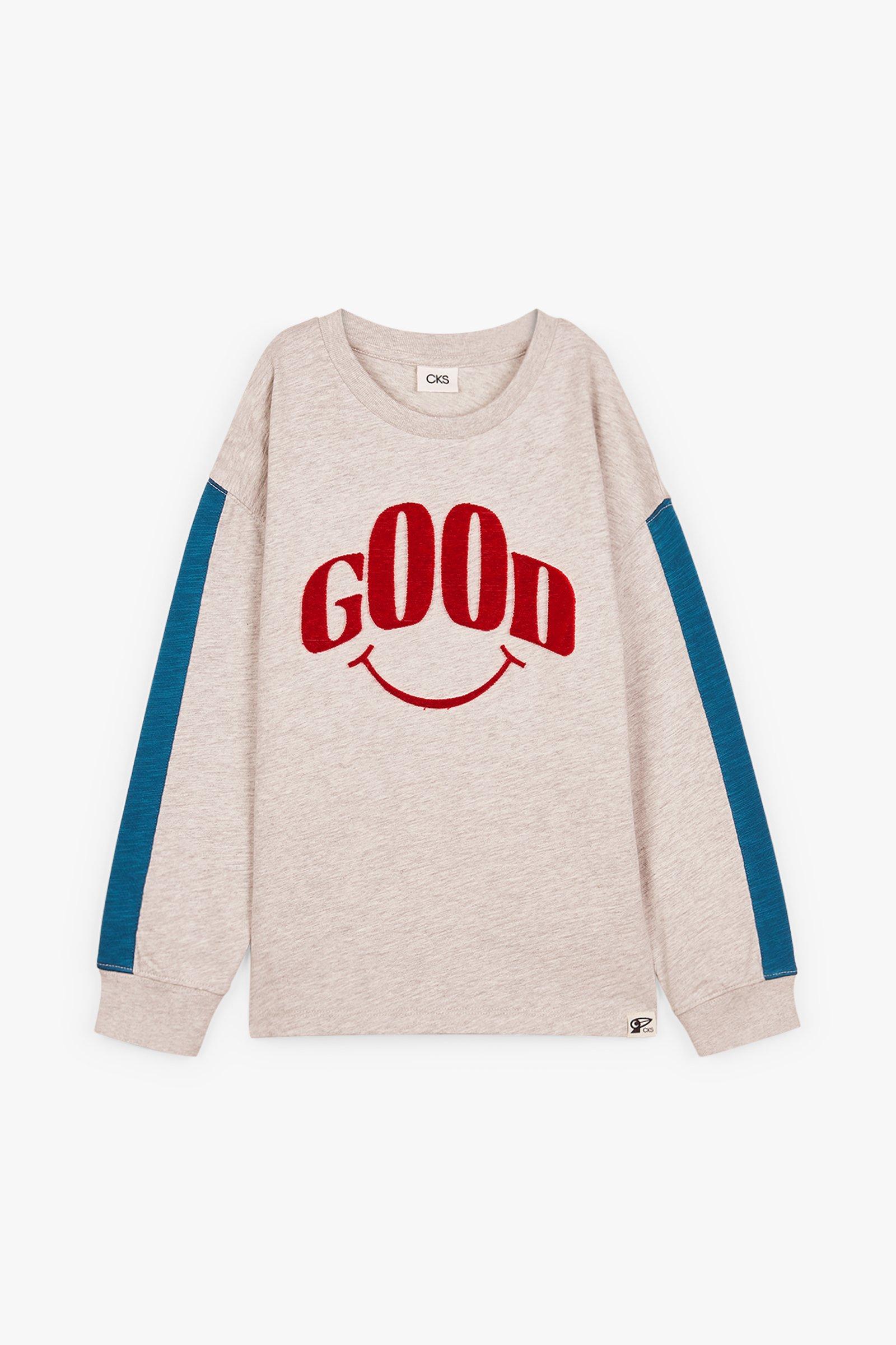 CKS Kids - DRIFTER - T-Shirt Langarm - Hellgrau