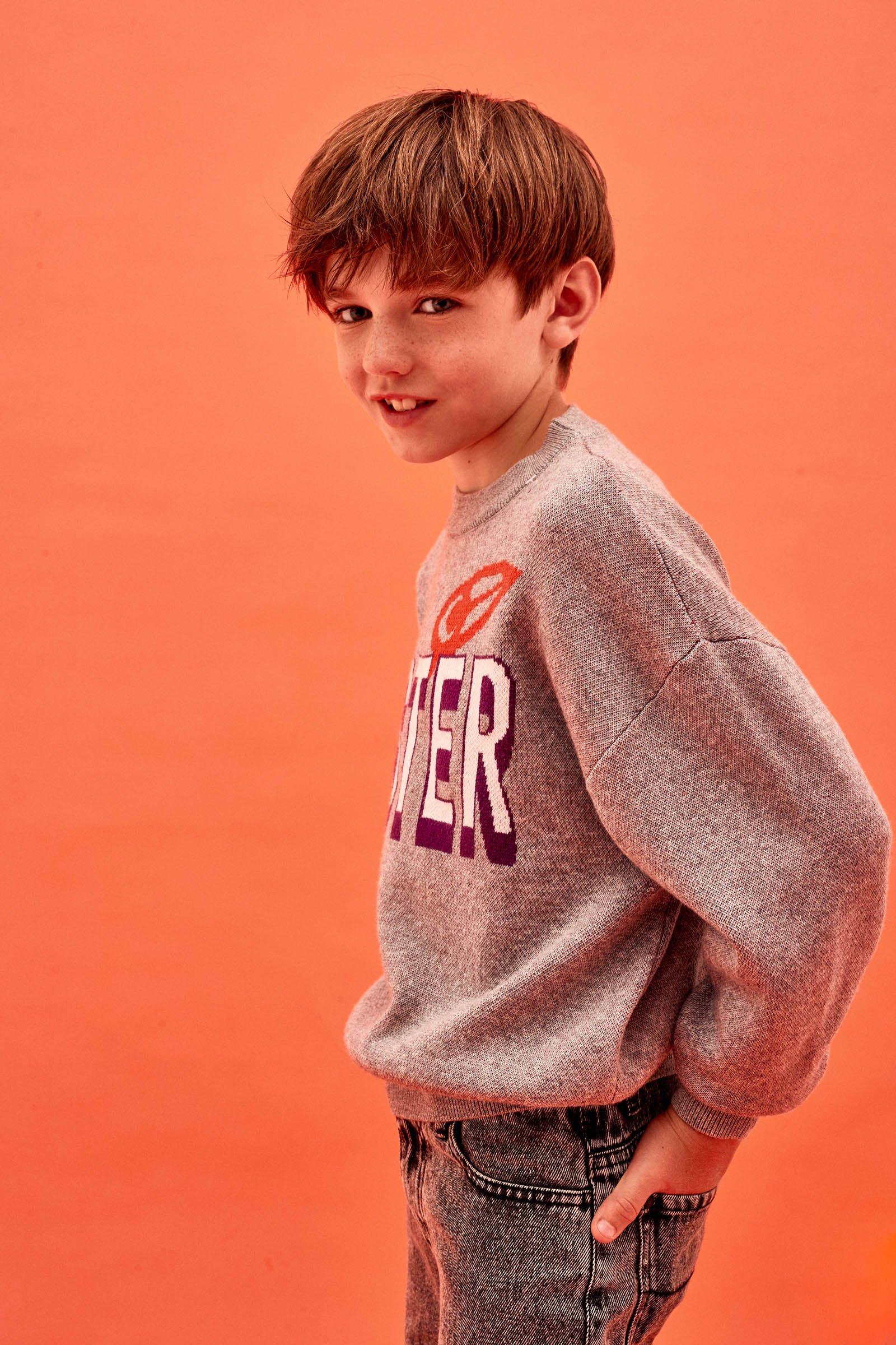 CKS Kids - GARDEN - trui - grijs