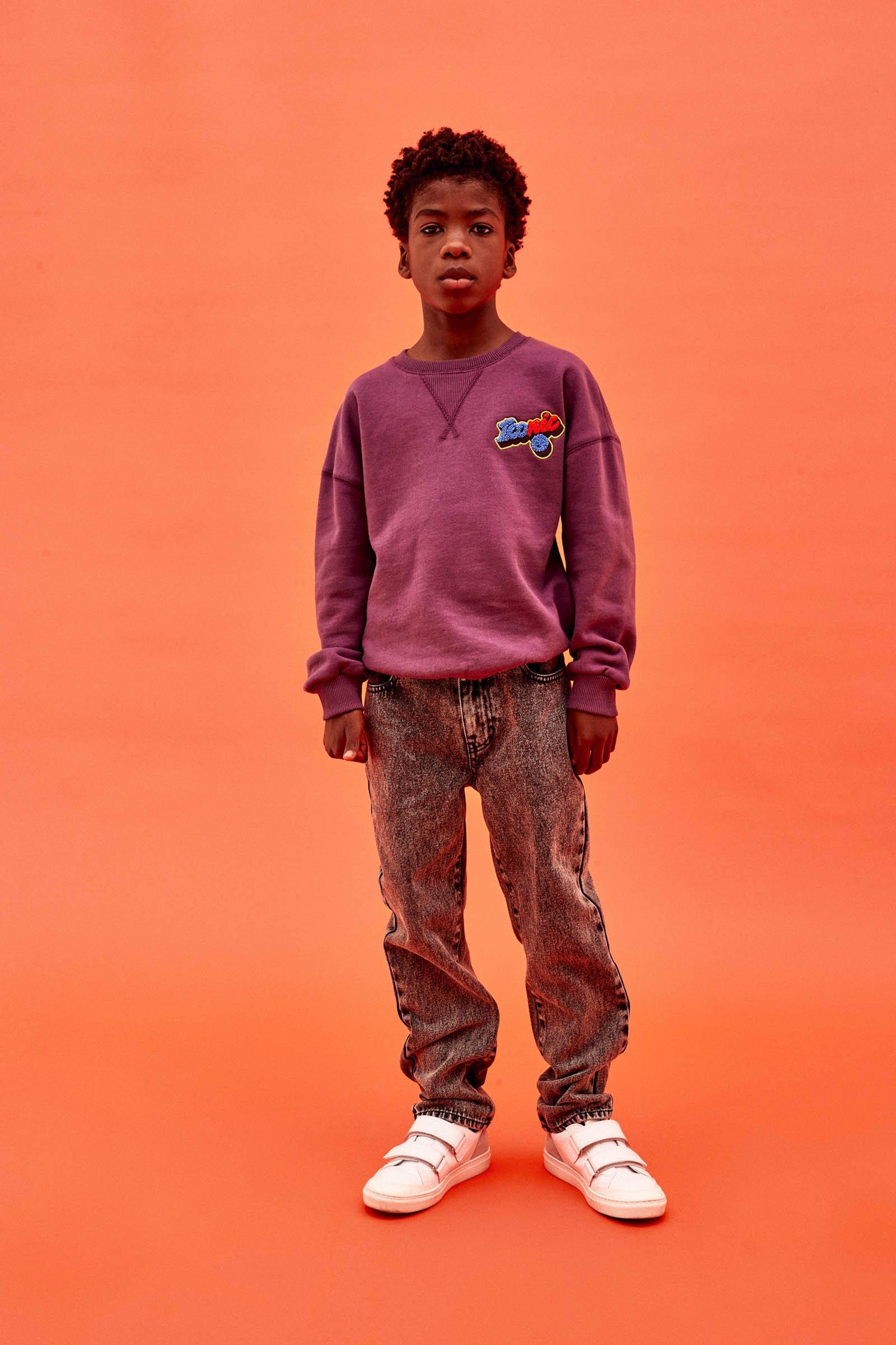 CKS Kids - DRAW - sweater - purple