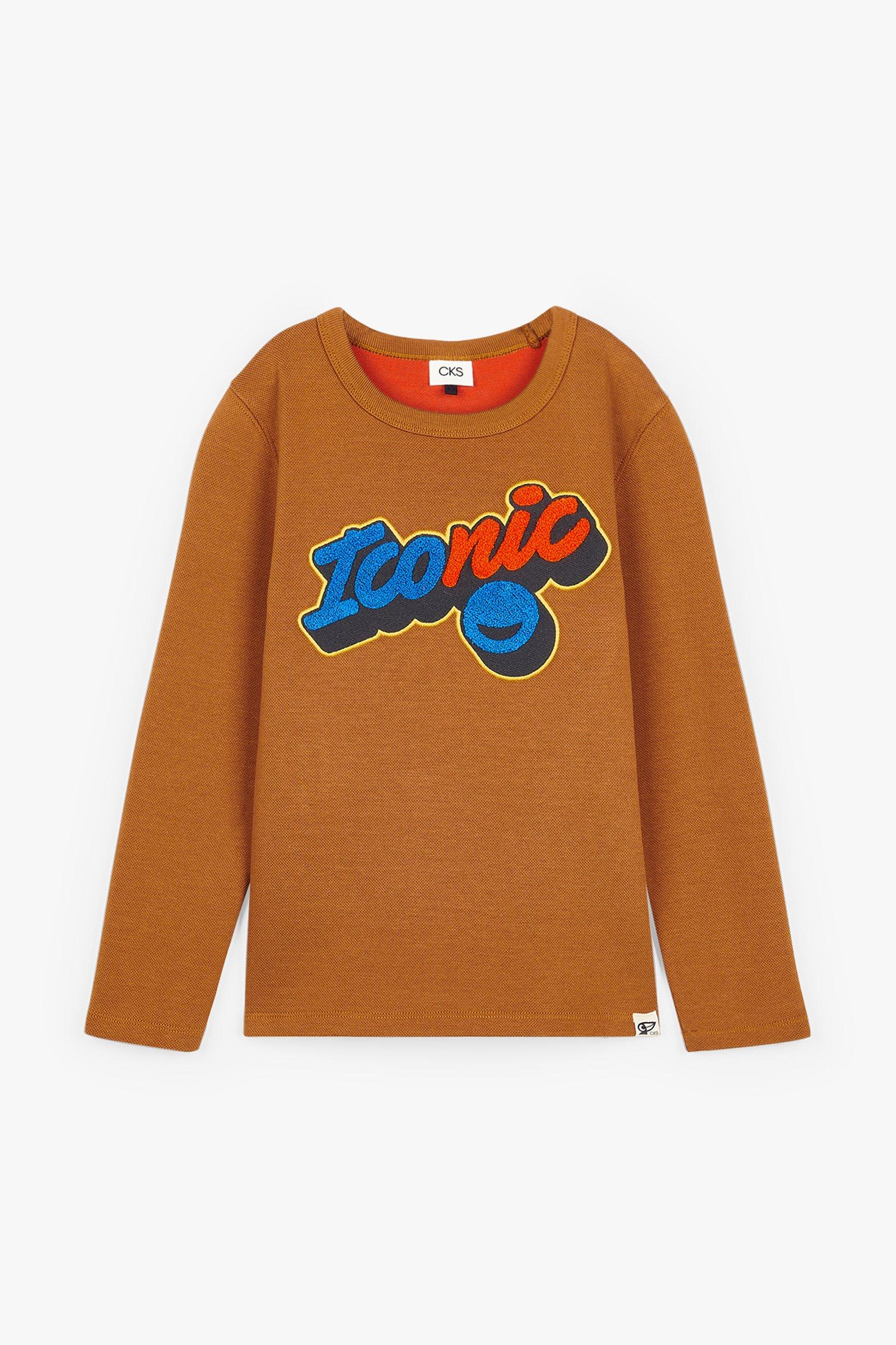 CKS Kids - DRONE - t-shirt long sleeves - brown
