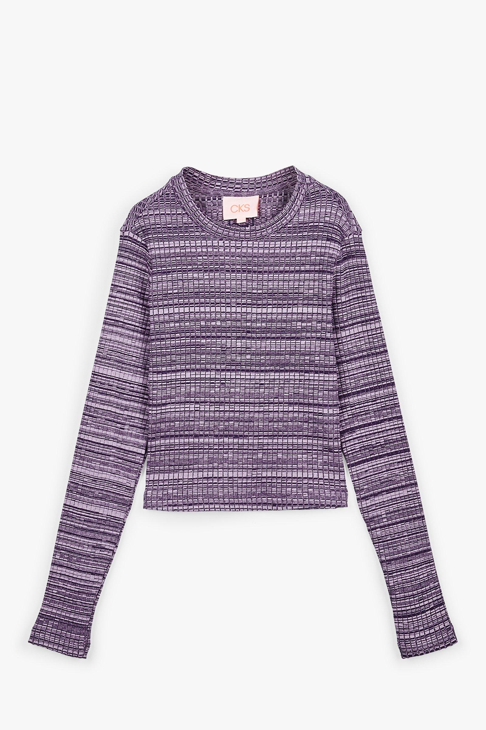 CKS Teens - DAMA - T-Shirt Langarm - Dunkelblau