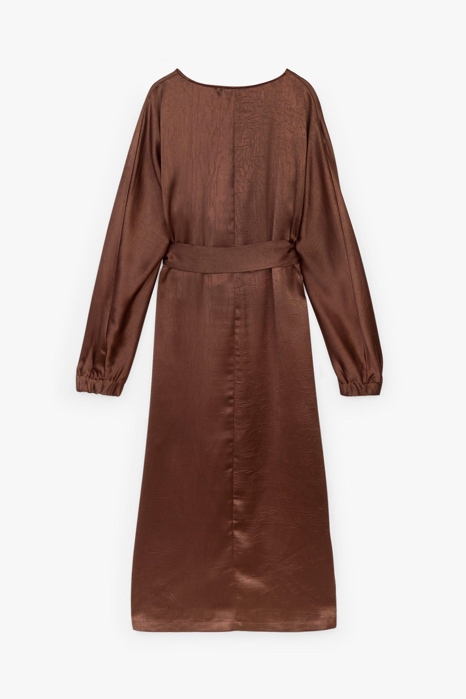 CKS Dames - DRAMALA - robe midi - brun