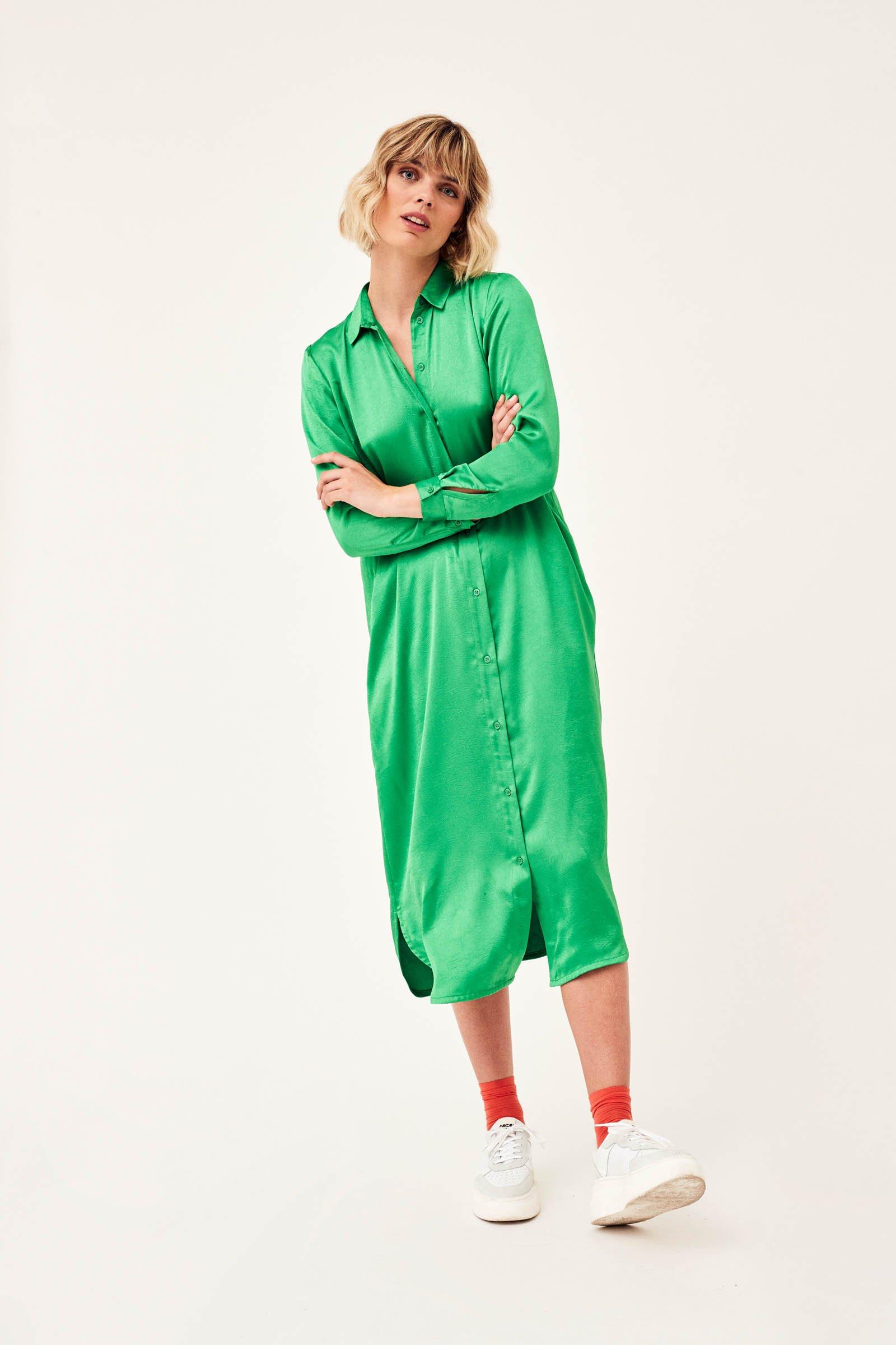 CKS Dames - LAPIS - long dress - bright green