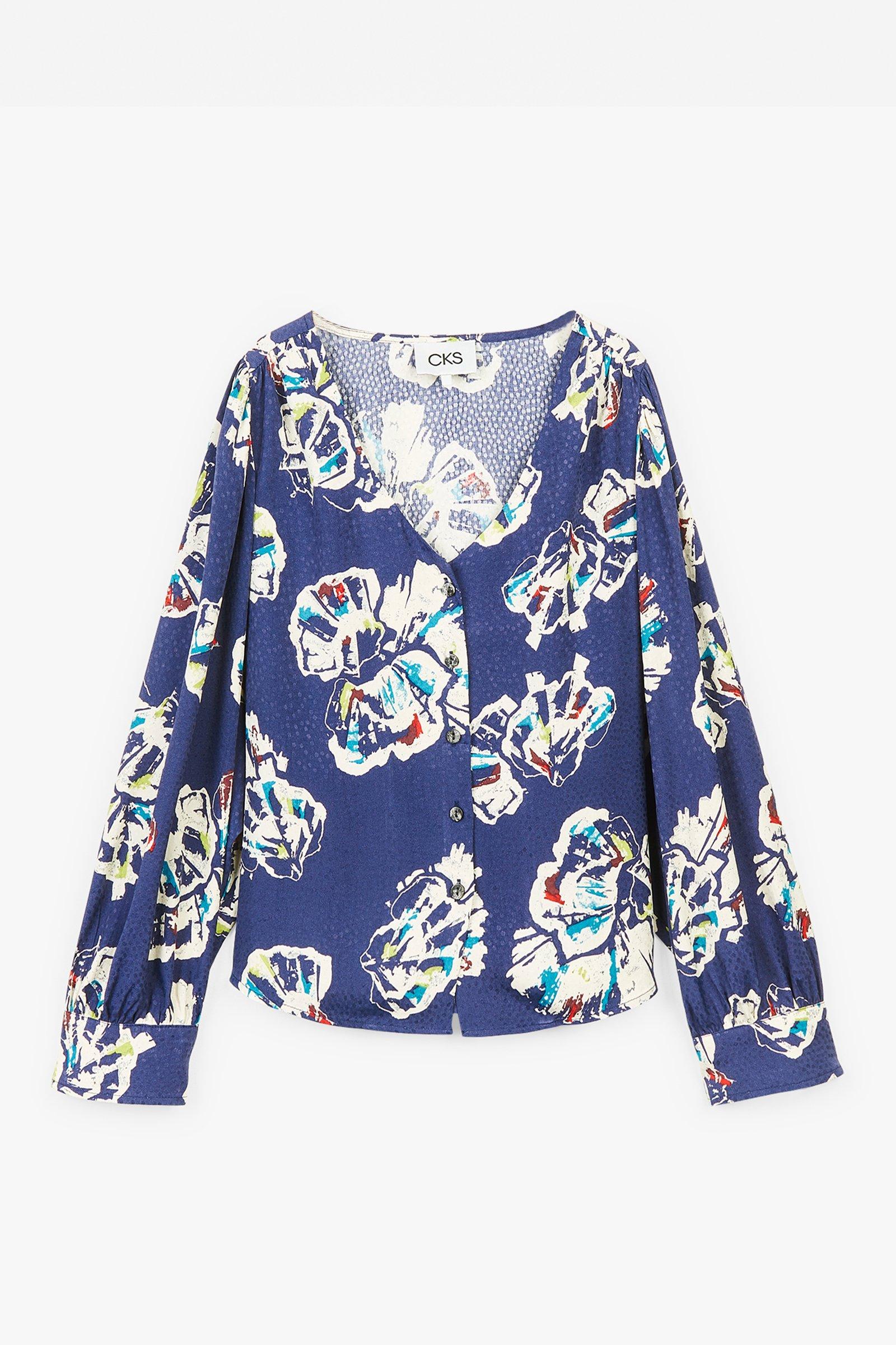 CKS Dames - MICKAS - blouse korte mouwen - meerkleurig