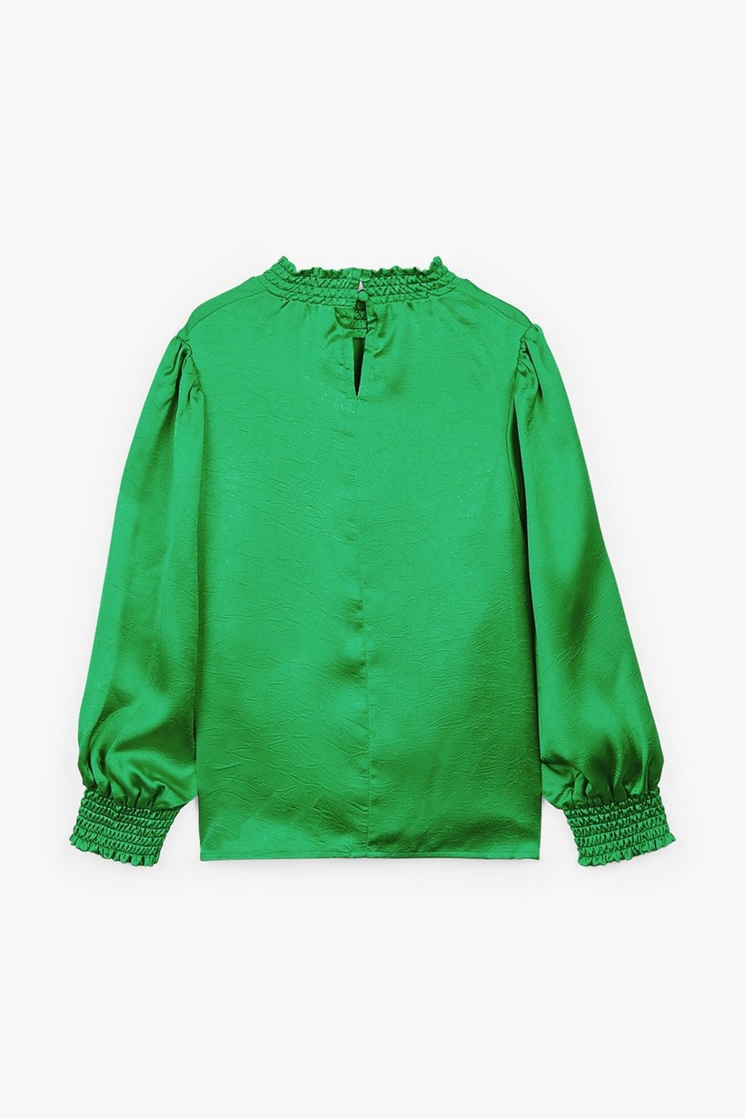 CKS Dames - RIANDA - blouse short sleeves - bright green
