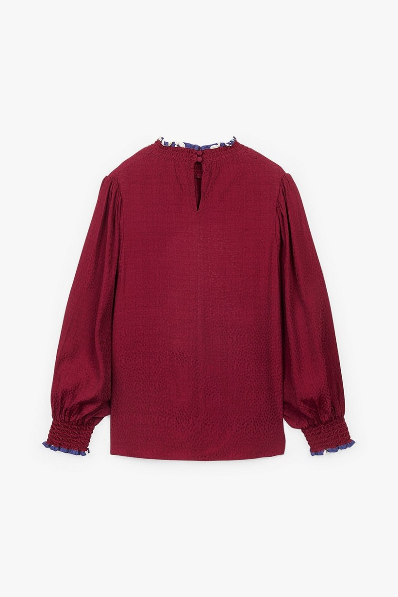 CKS Dames - RIANDA - blouse lange mouwen - rood