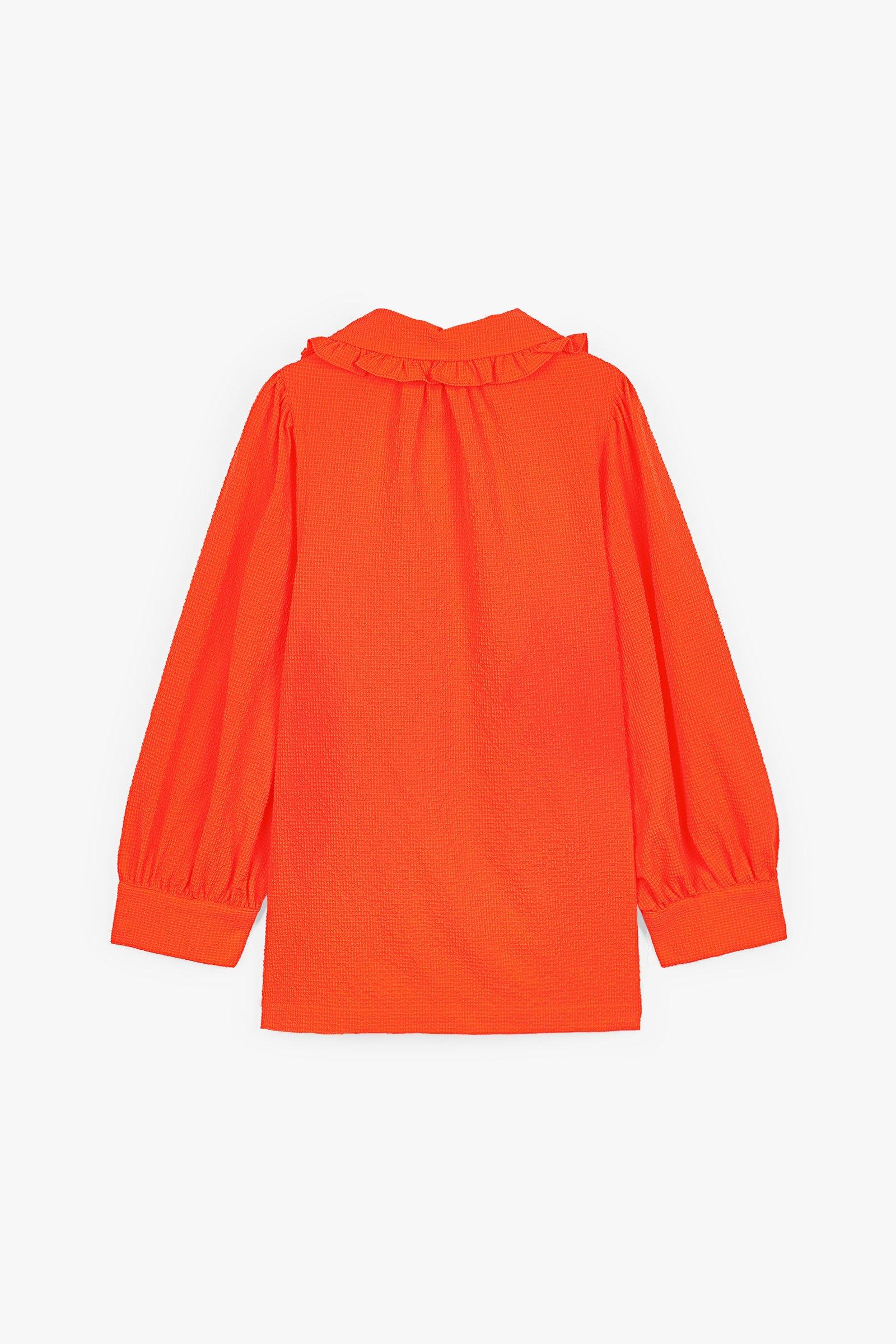 CKS Dames - ROSALINA - blouse lange mouwen - intens oranje