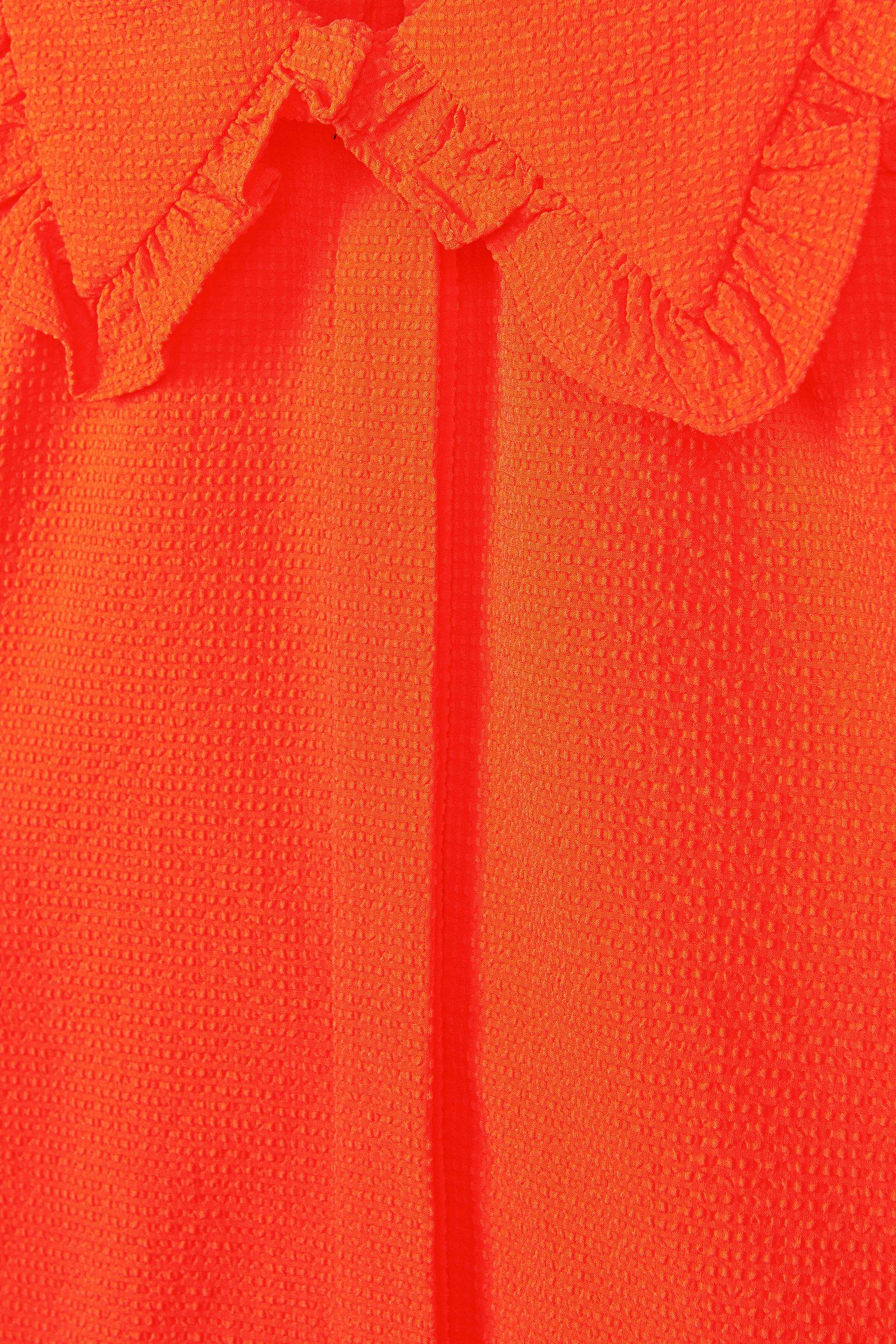 CKS Dames - ROSALINA - blouse short sleeves - bright orange