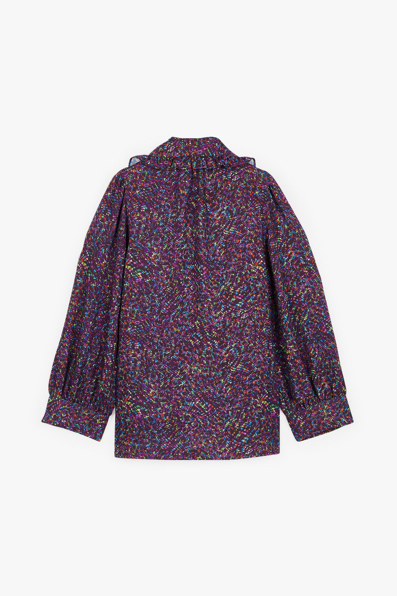 CKS Dames - ROSALINA - blouse korte mouwen - donkerblauw